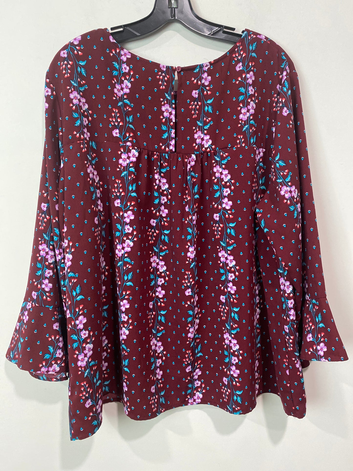 Mauve Top LS Old Navy, Size Xxl