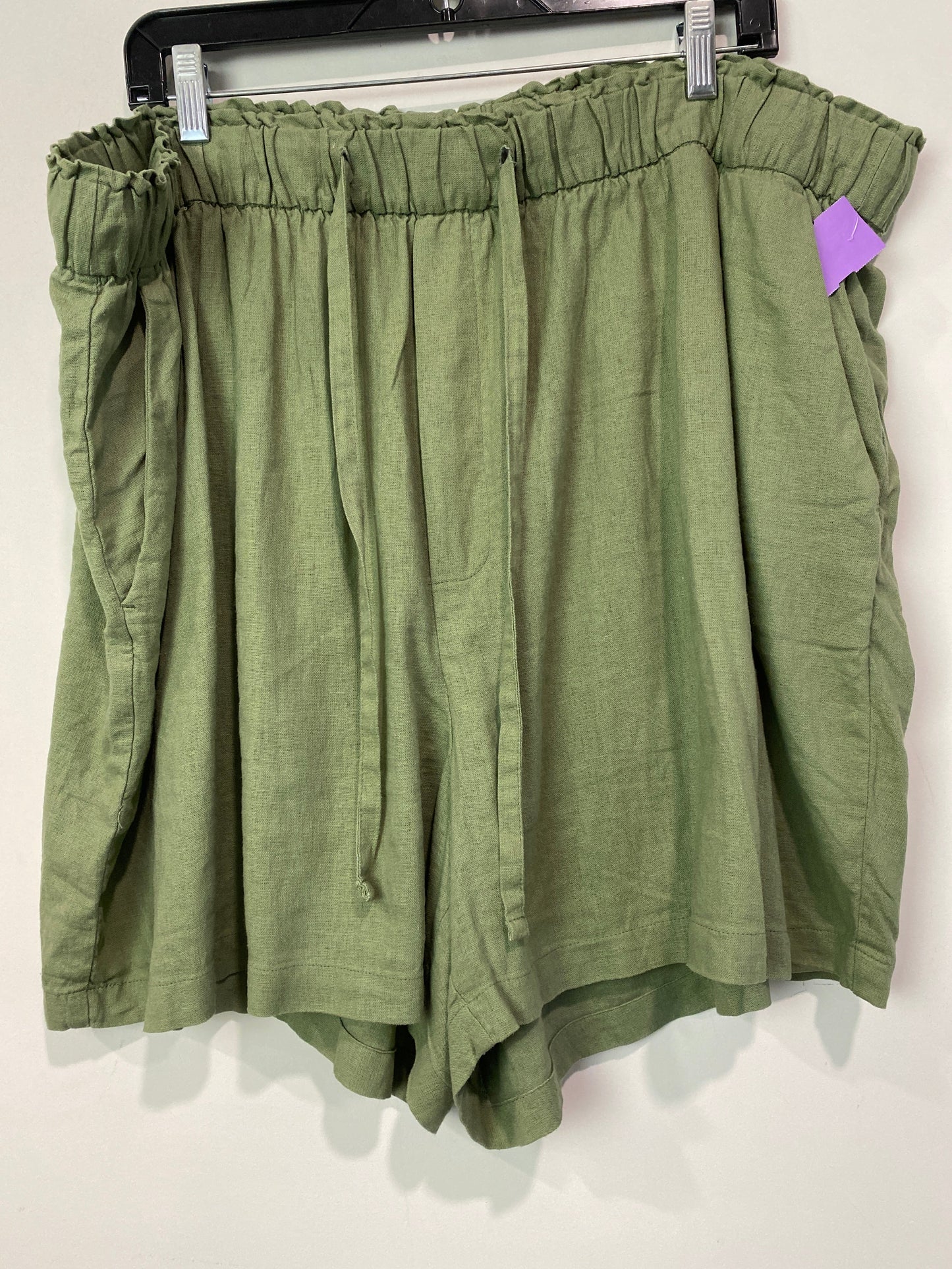 Green Shorts Ava & Viv, Size 2x