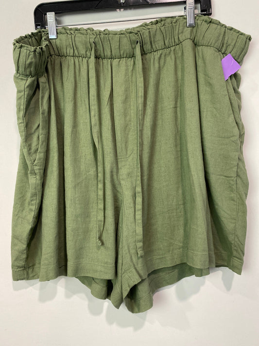 Green Shorts Ava & Viv, Size 2x