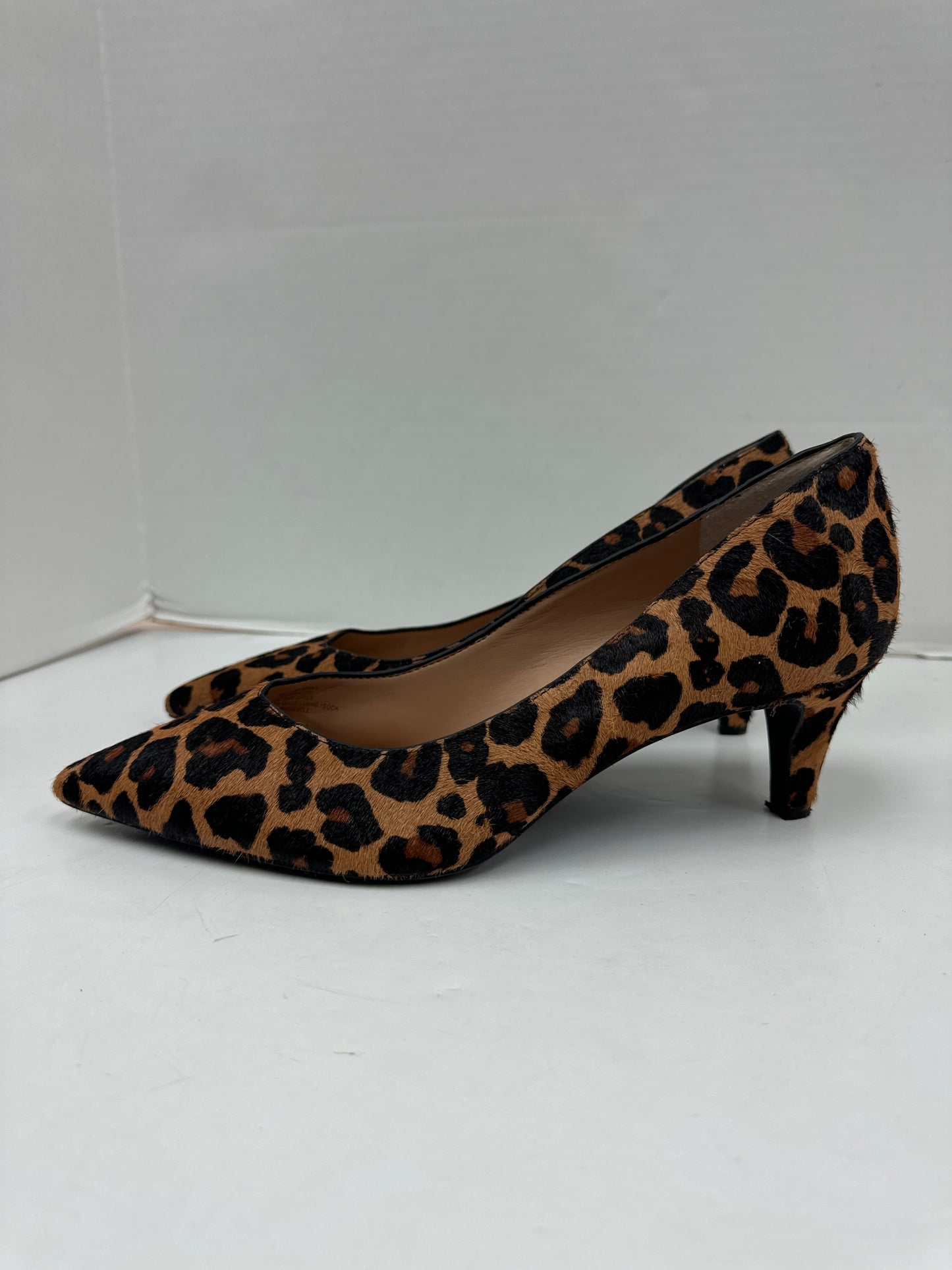Animal Print Shoes Heels Kitten Inc, Size 8