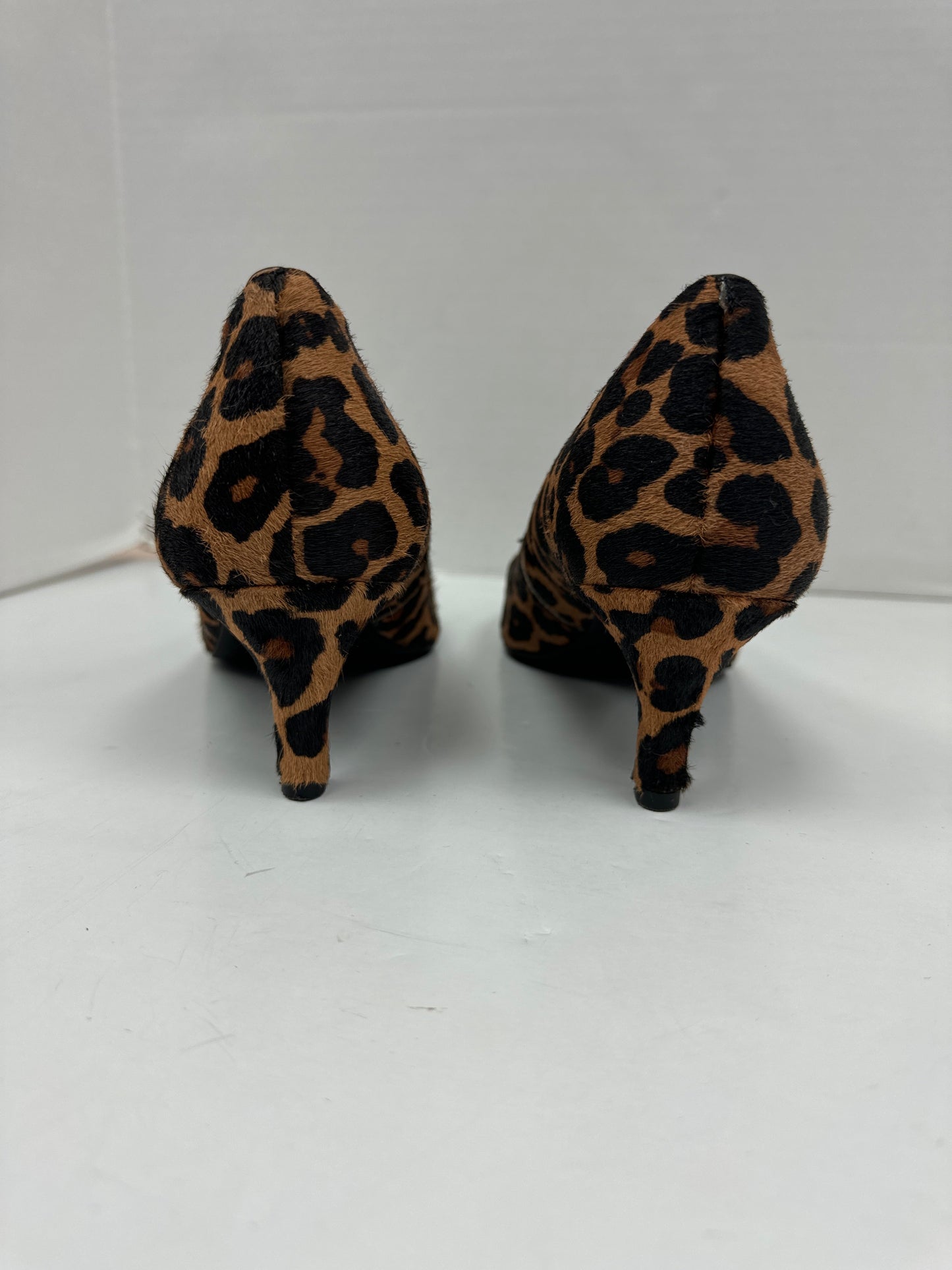 Animal Print Shoes Heels Kitten Inc, Size 8