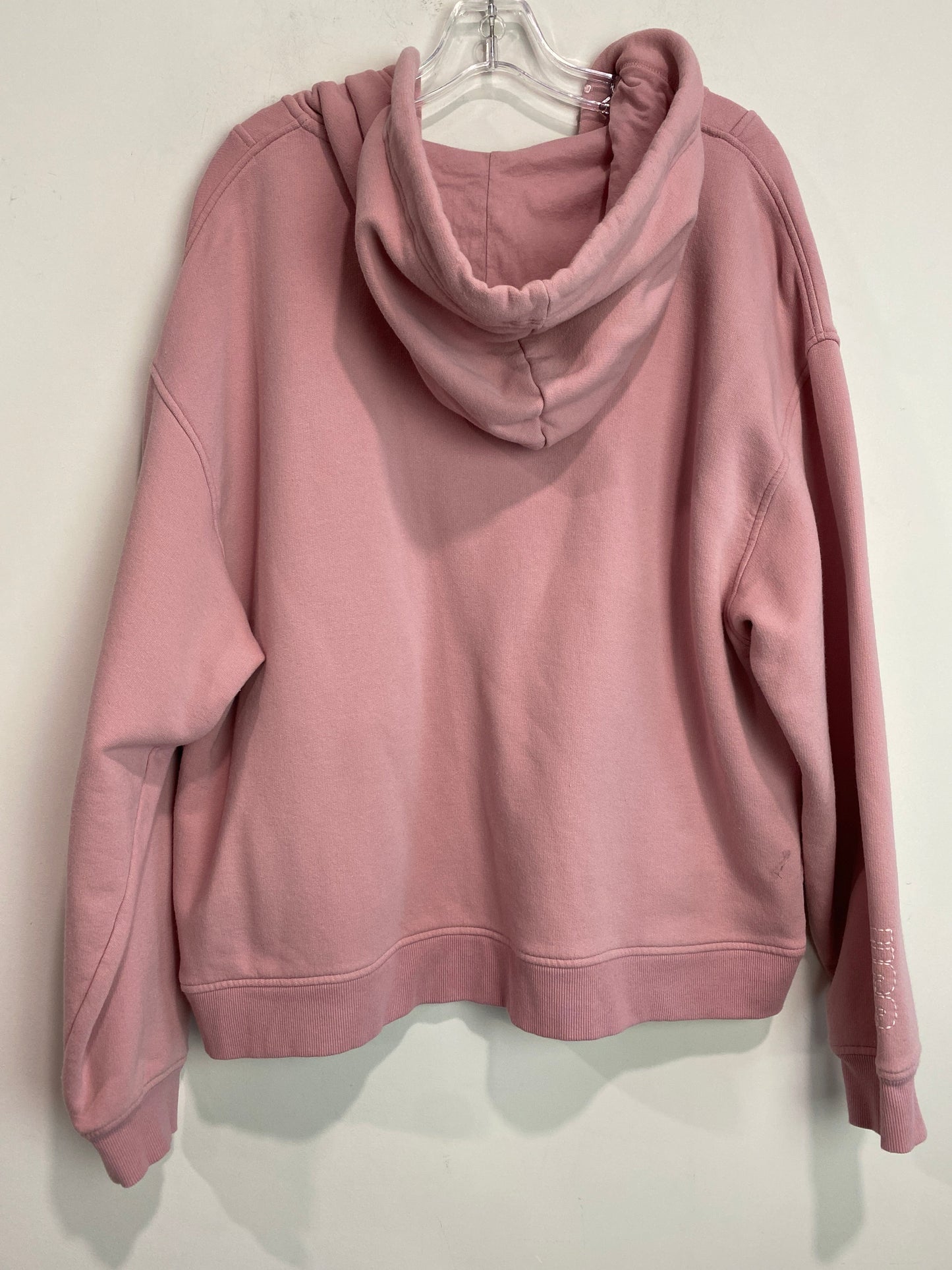 Pink Sweatshirt Hoodie Ugg, Size L