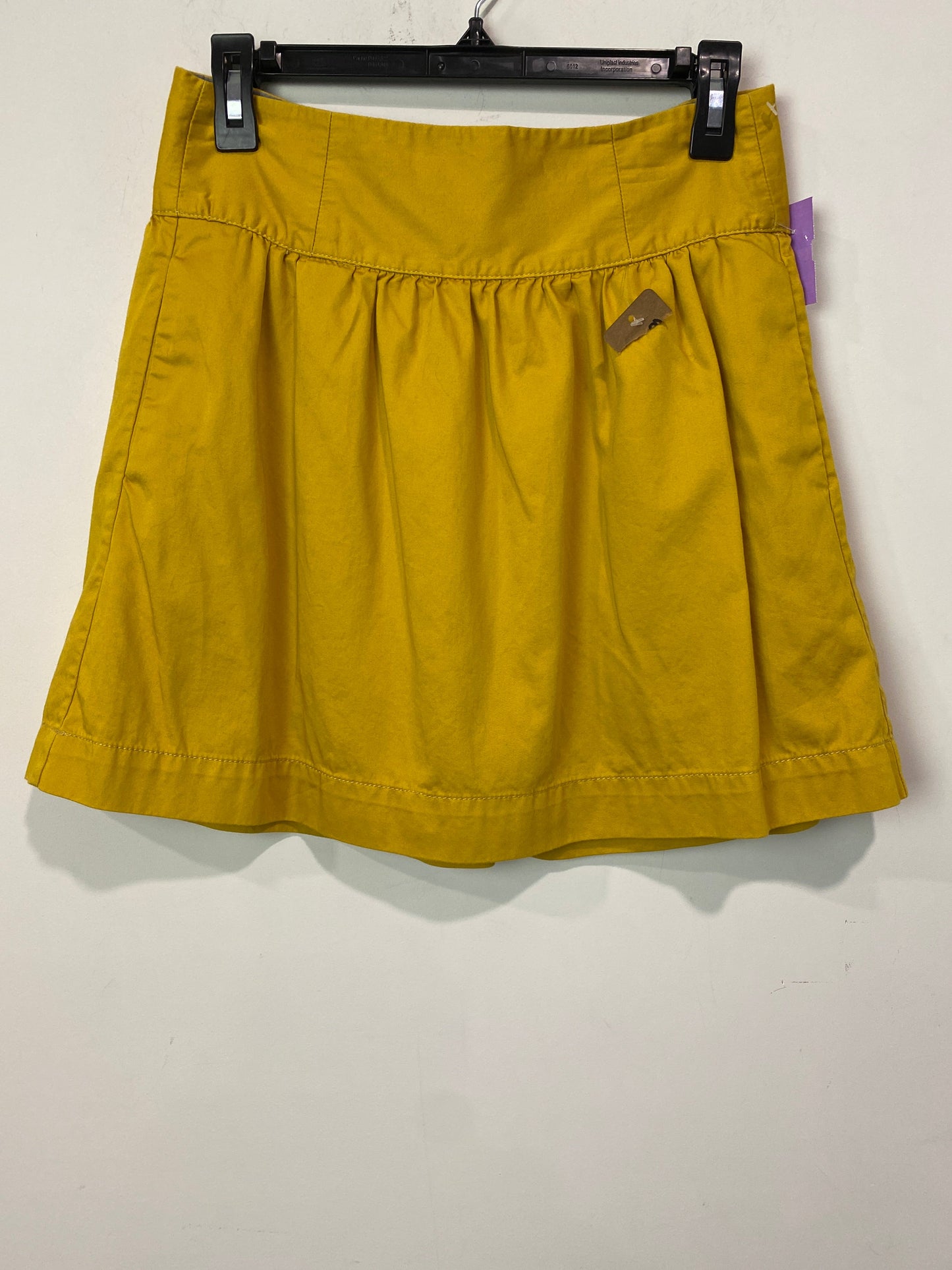 Yellow Skirt Mini  Fossil, Size Xs