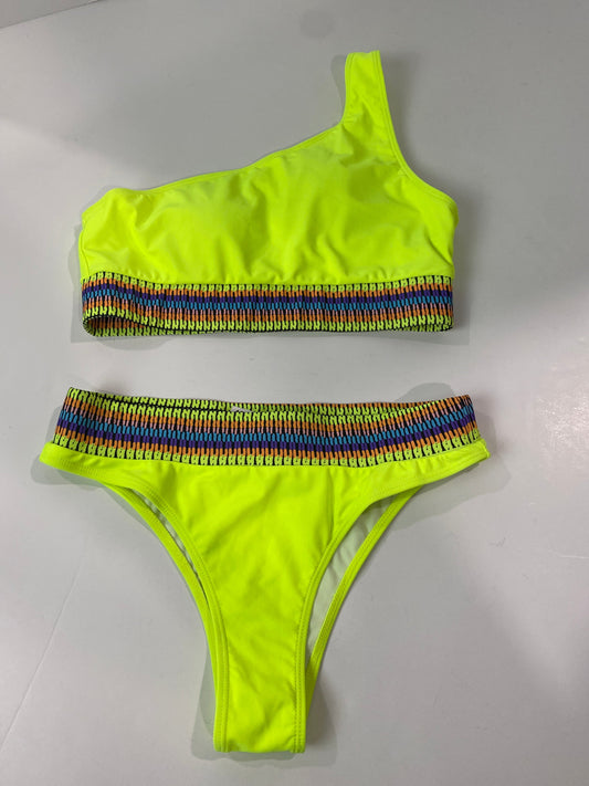 Yellow Swimsuit 2pc Clothes Mentor, Size L