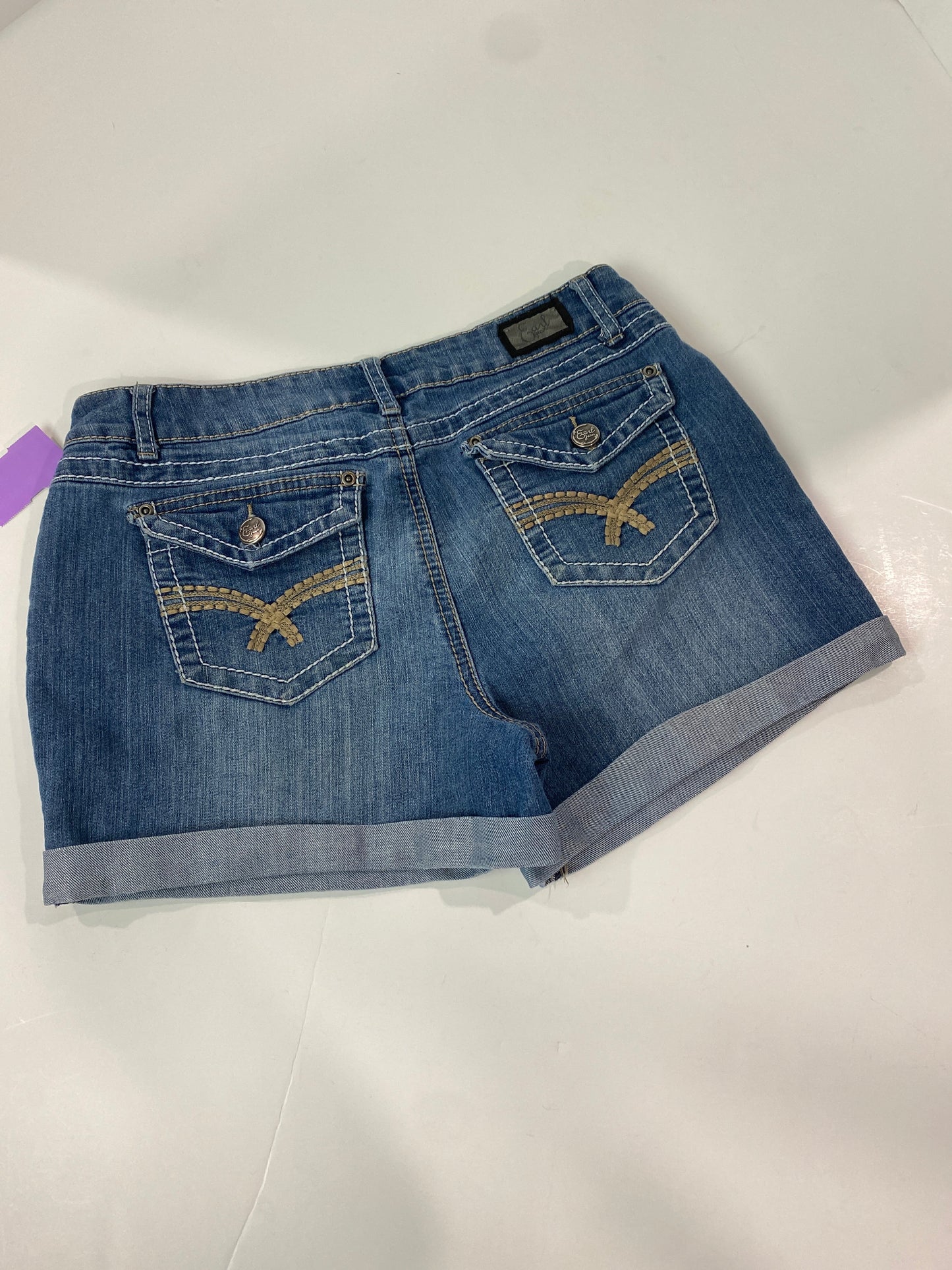 Blue Denim Shorts Earl Jean, Size 8