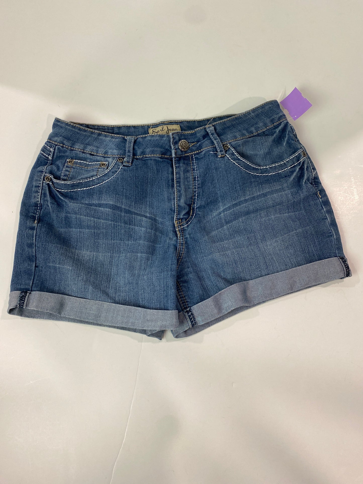 Blue Denim Shorts Earl Jean, Size 8