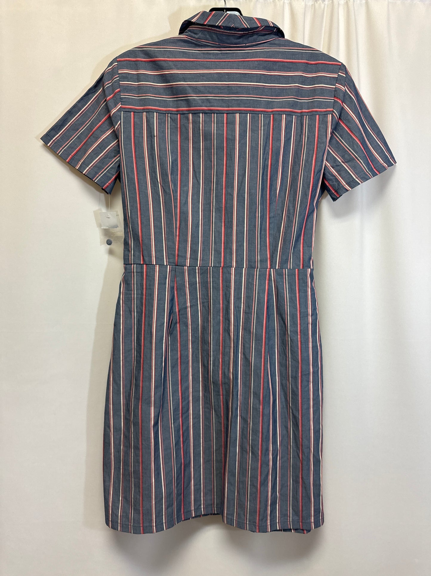 Blue Dress Casual Midi London Times, Size Petite   S