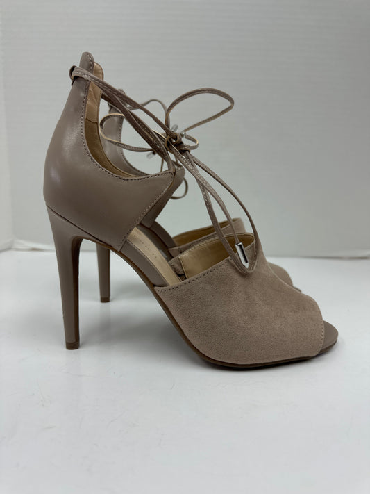 Taupe Shoes Heels Stiletto Marc Fisher, Size 7.5