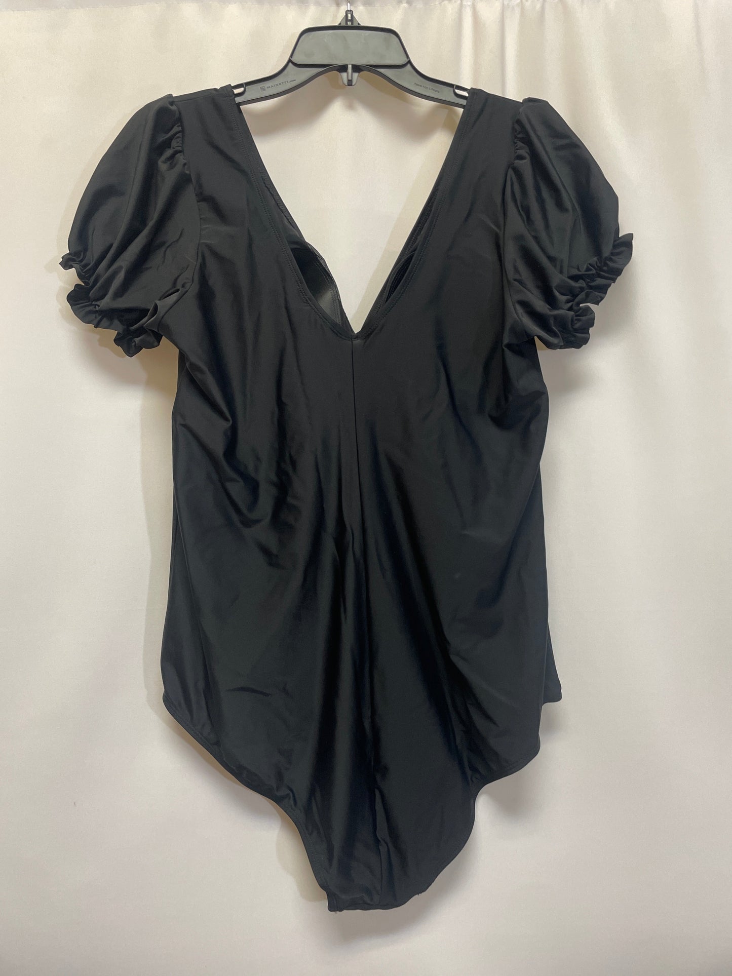 Black Swimsuit Retro, Size Xl