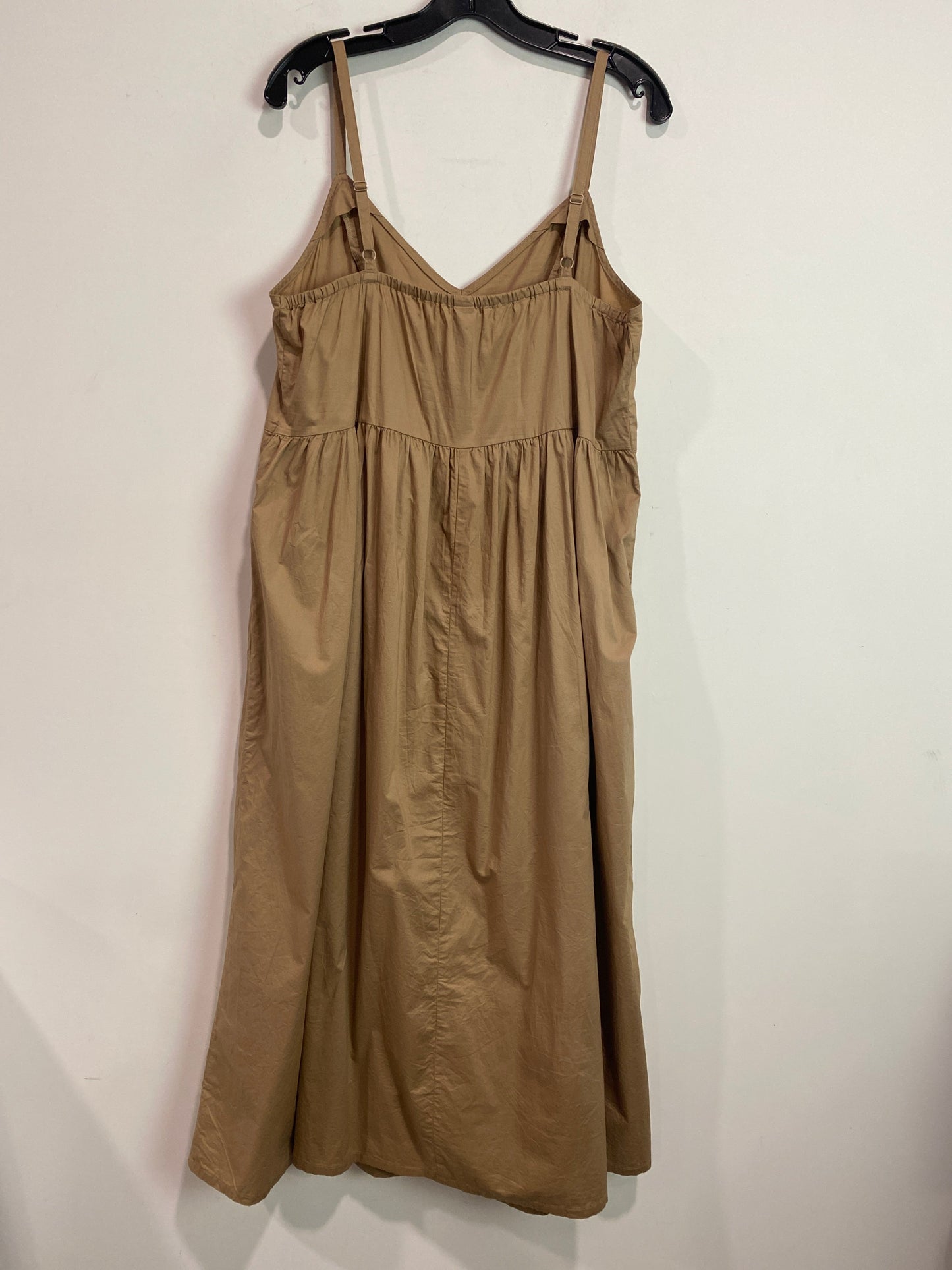 Tan Dress Casual Maxi Old Navy, Size L