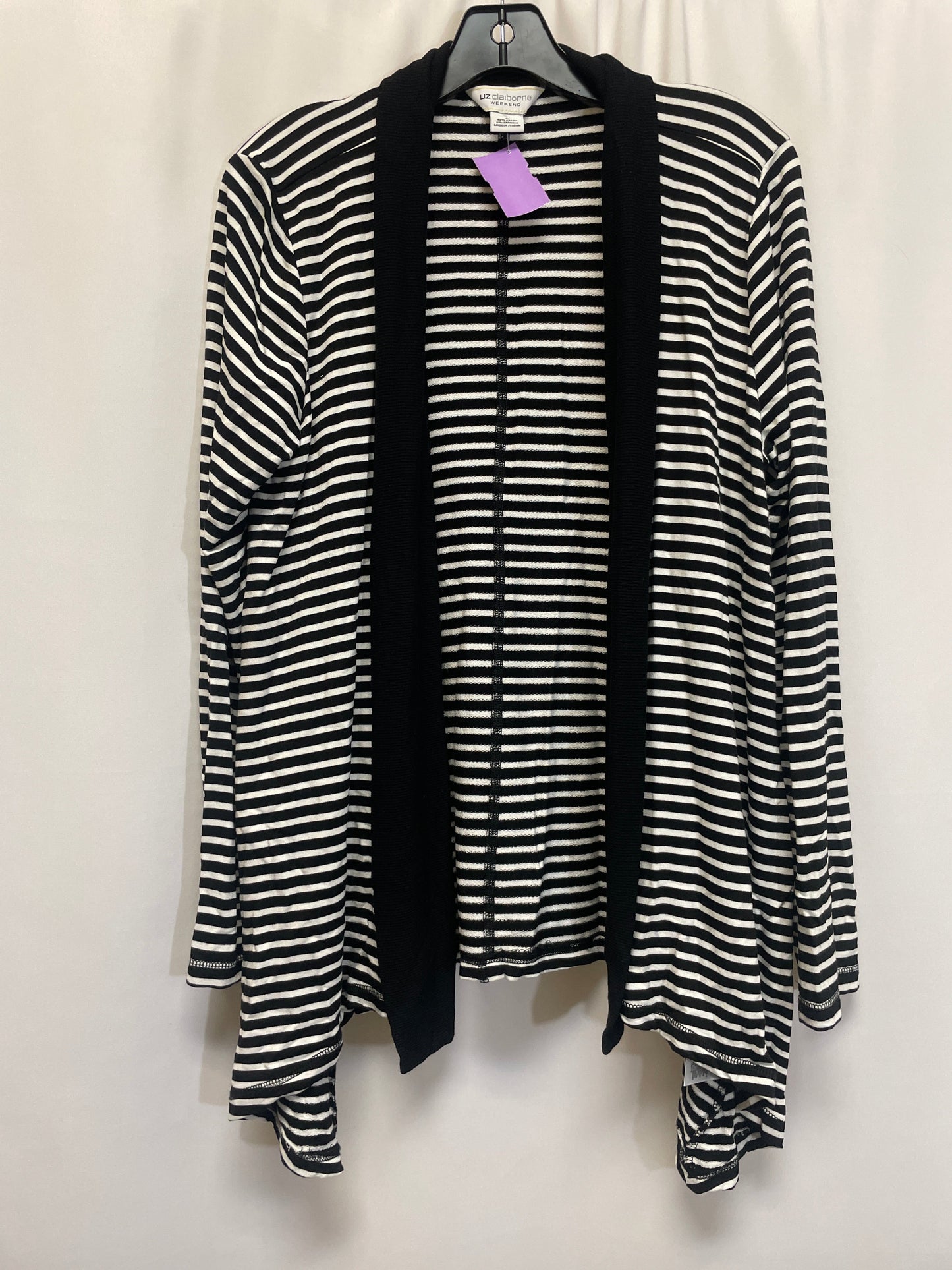 Black & White Cardigan Liz Claiborne, Size L