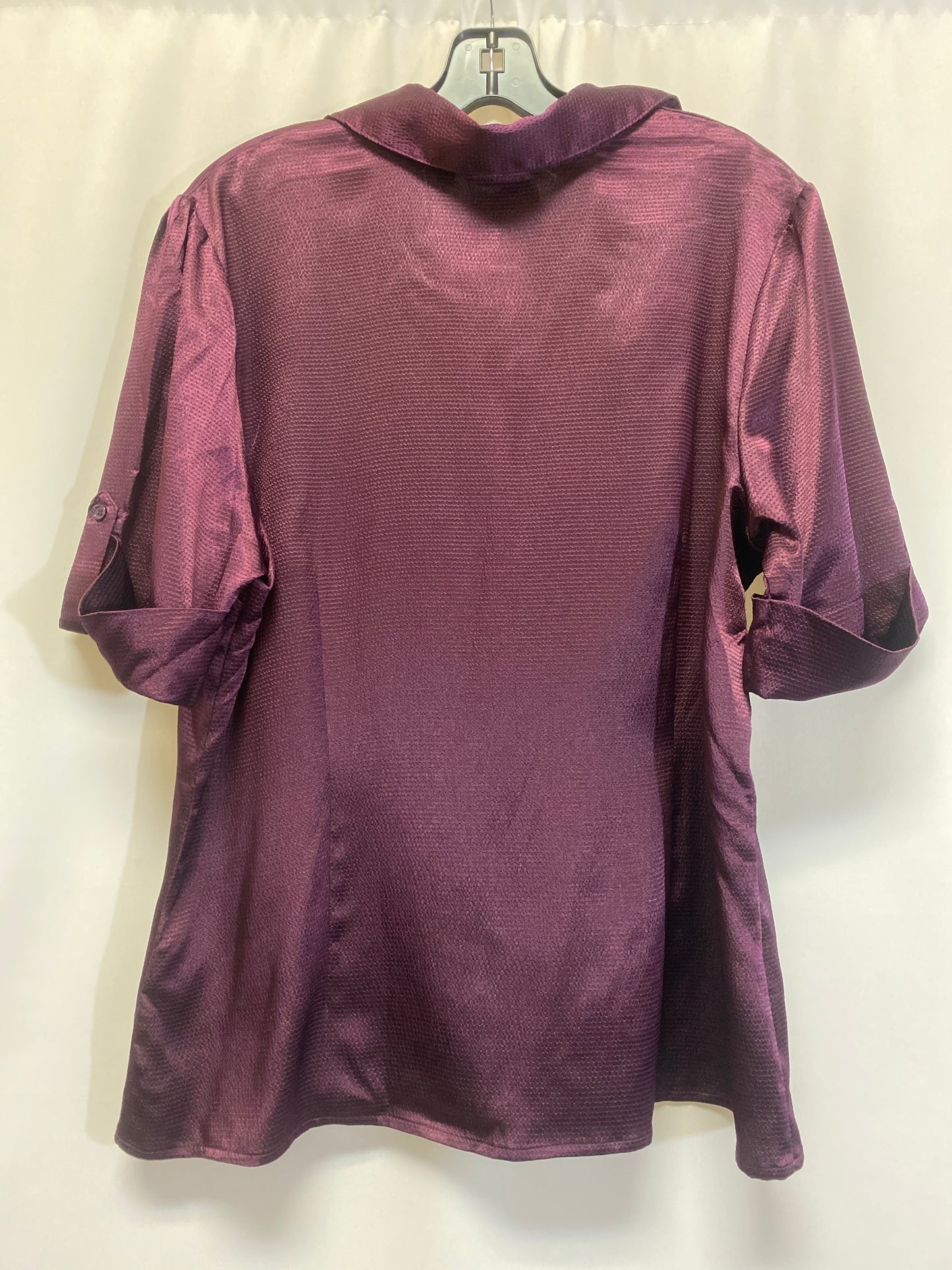 Purple Top Short Sleeve Apt 9, Size Xl