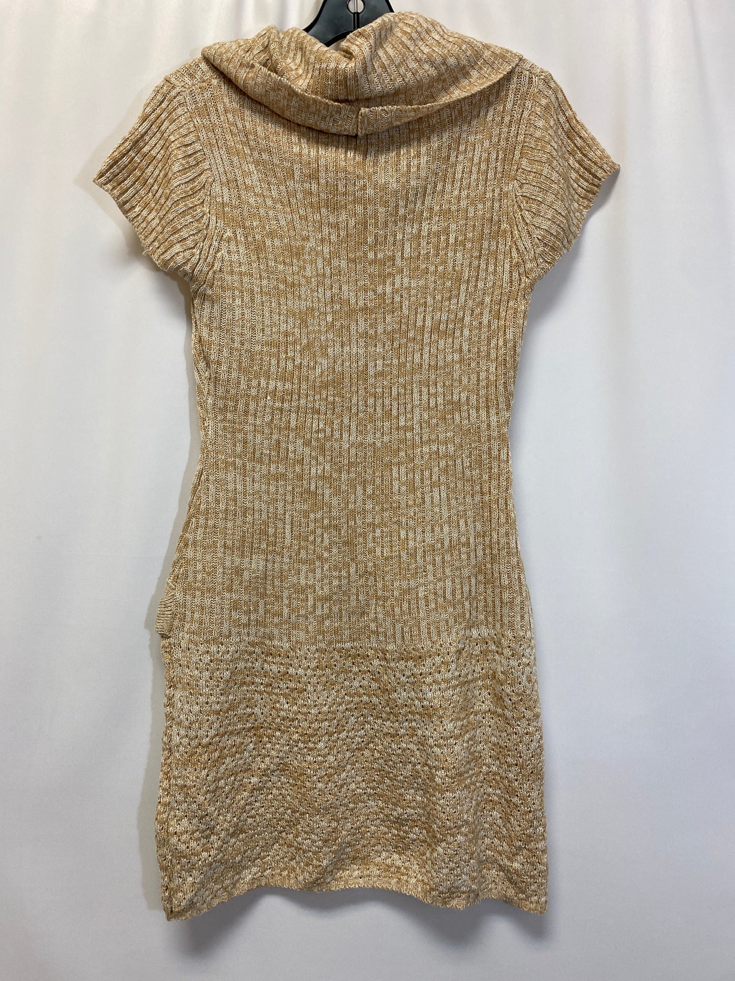 Tan Dress Casual Midi Clothes Mentor, Size L