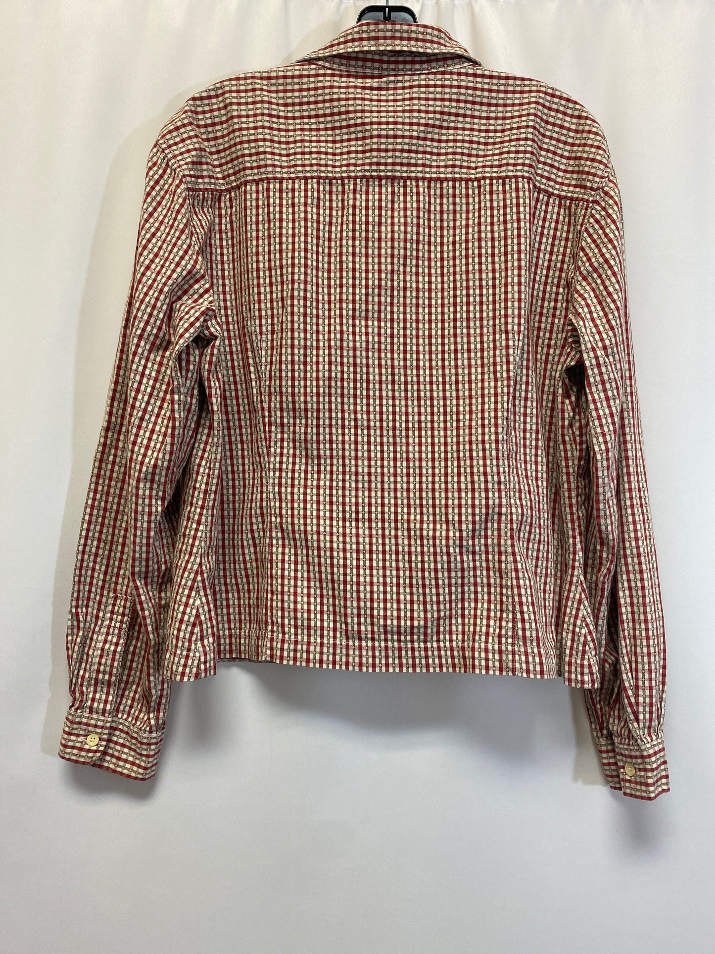 Red Top Long Sleeve Dockers, Size Xl