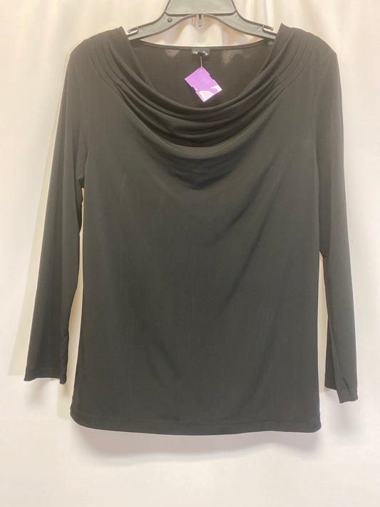 Black Top Long Sleeve Rafaella, Size M