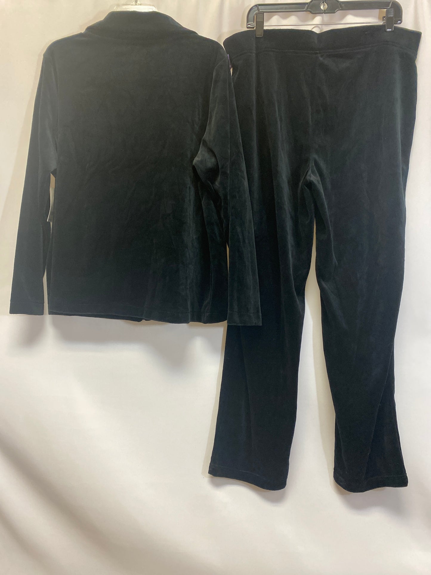 Black Pants Set 2pc White Stag, Size Xl