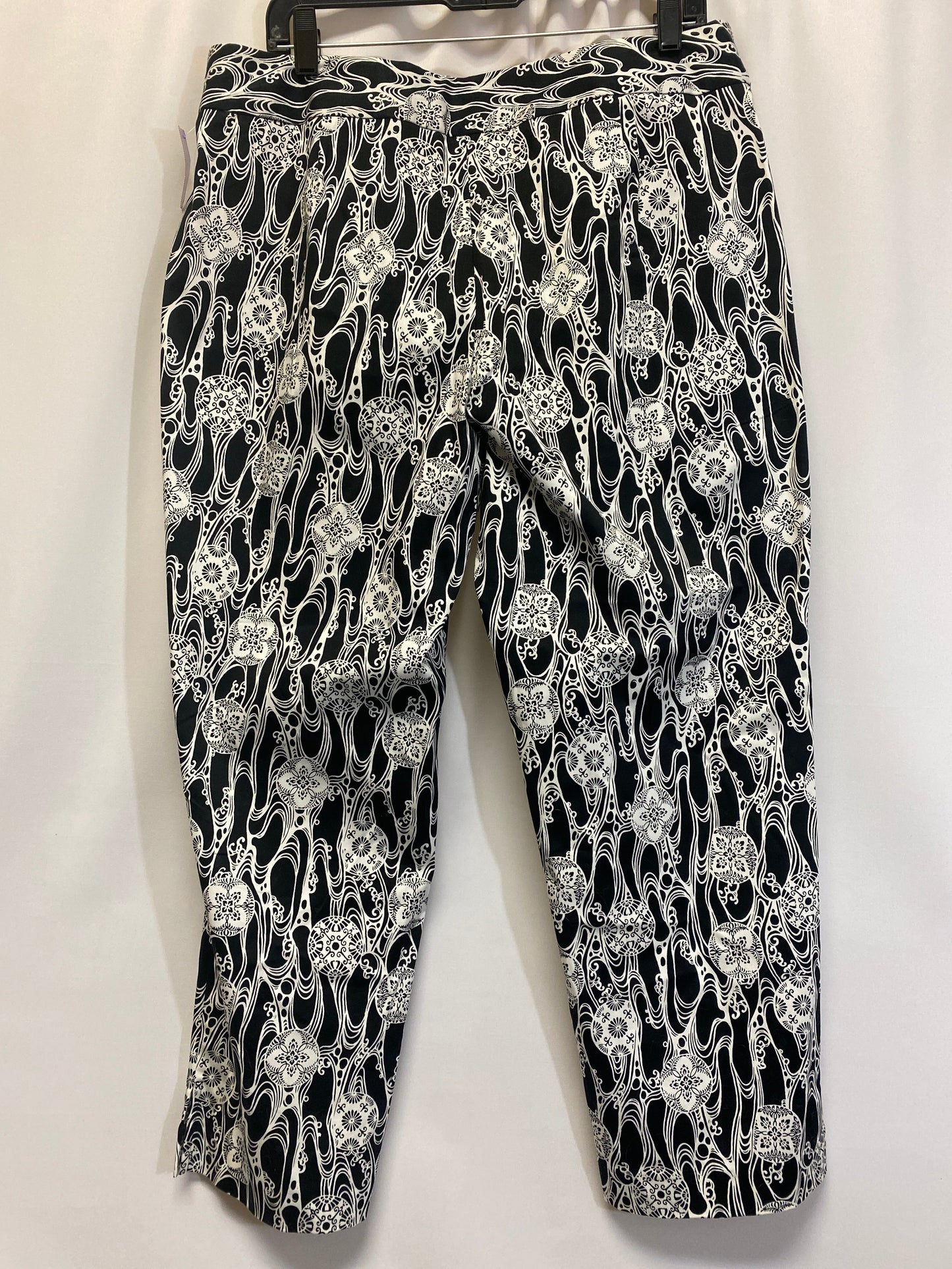 Black & White Pants Dress Kim Rogers, Size 14