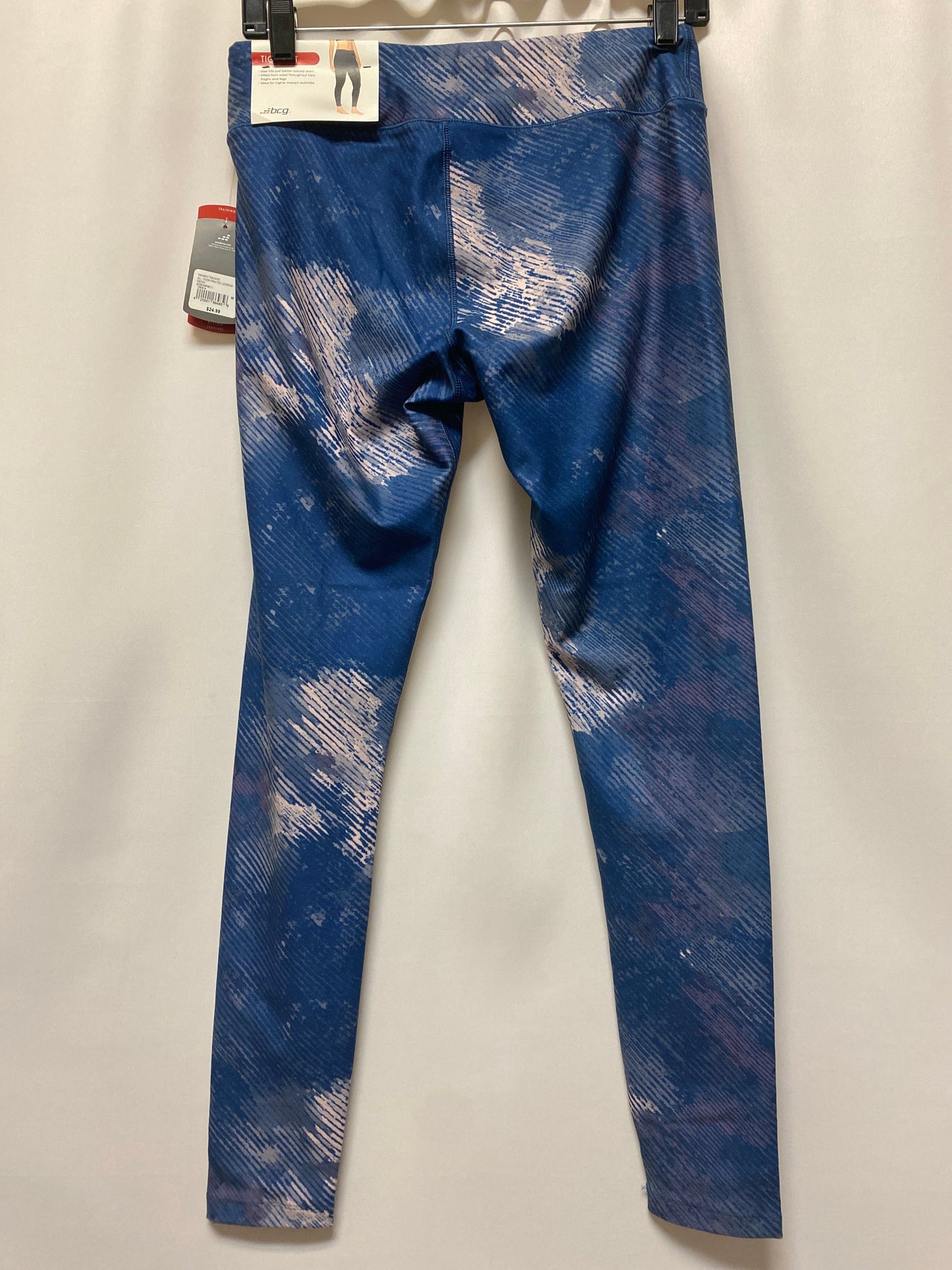 Blue Athletic Leggings Bcg, Size M