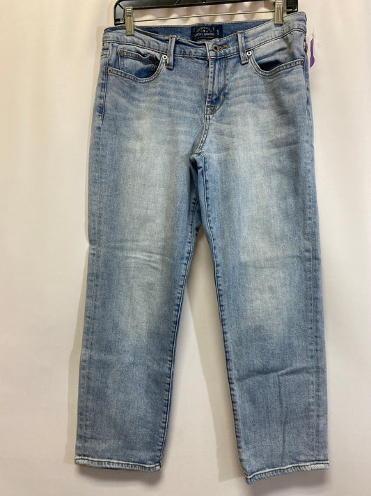 Blue Denim Jeans Straight Lucky Brand, Size 8