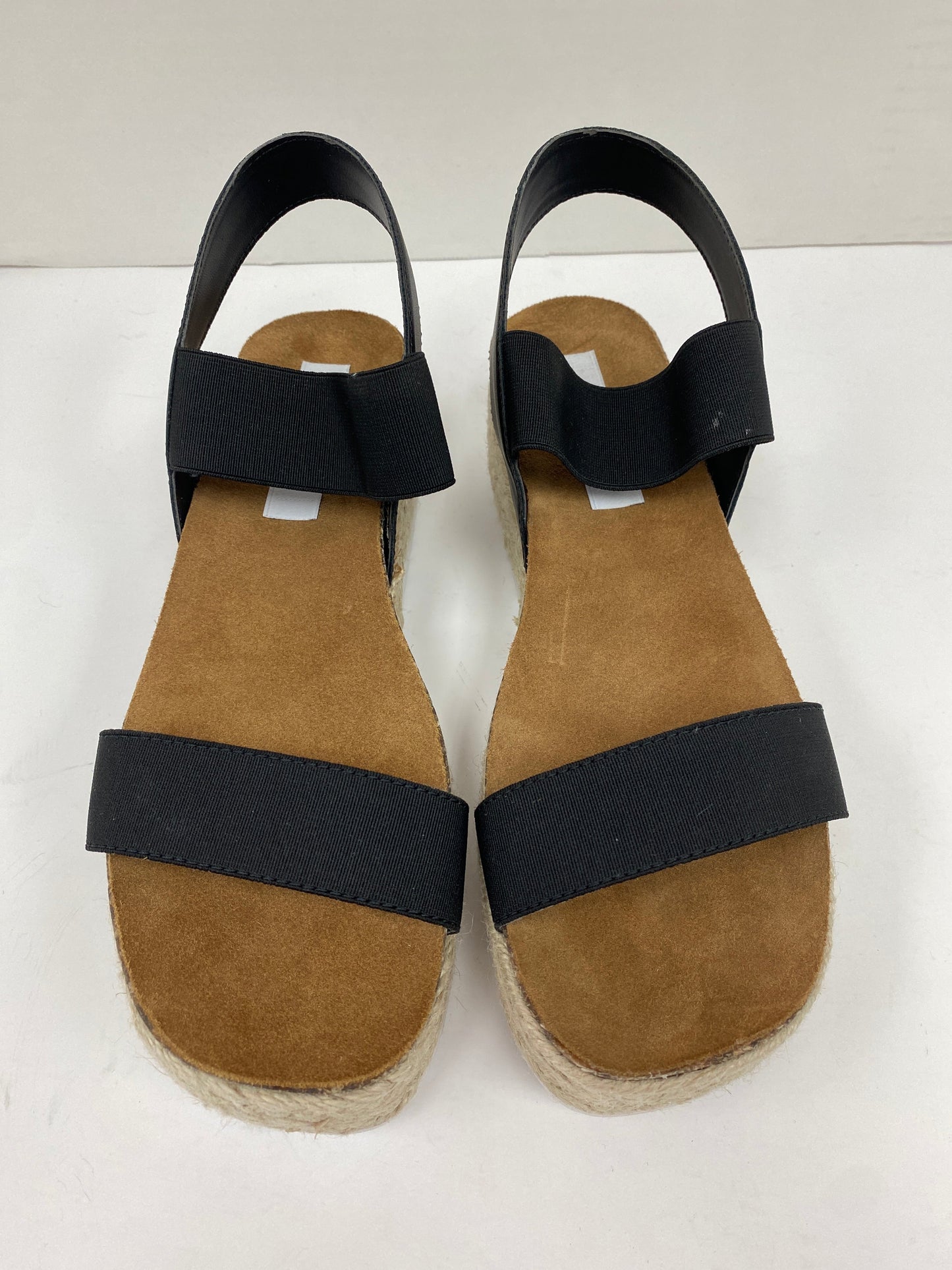 Black Sandals Flats Steve Madden, Size 8