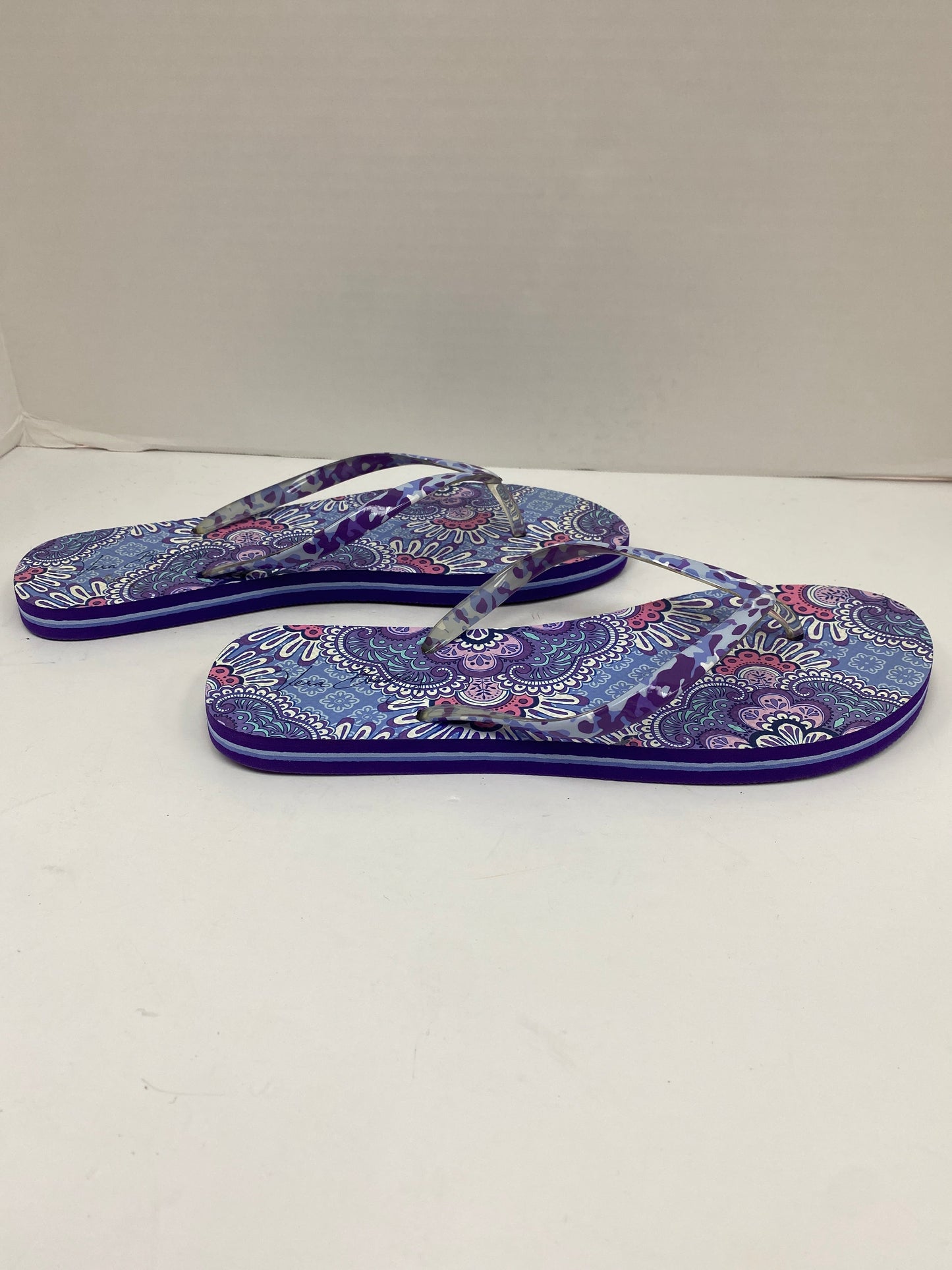 Purple Sandals Flip Flops Clothes Mentor, Size 9 / 10