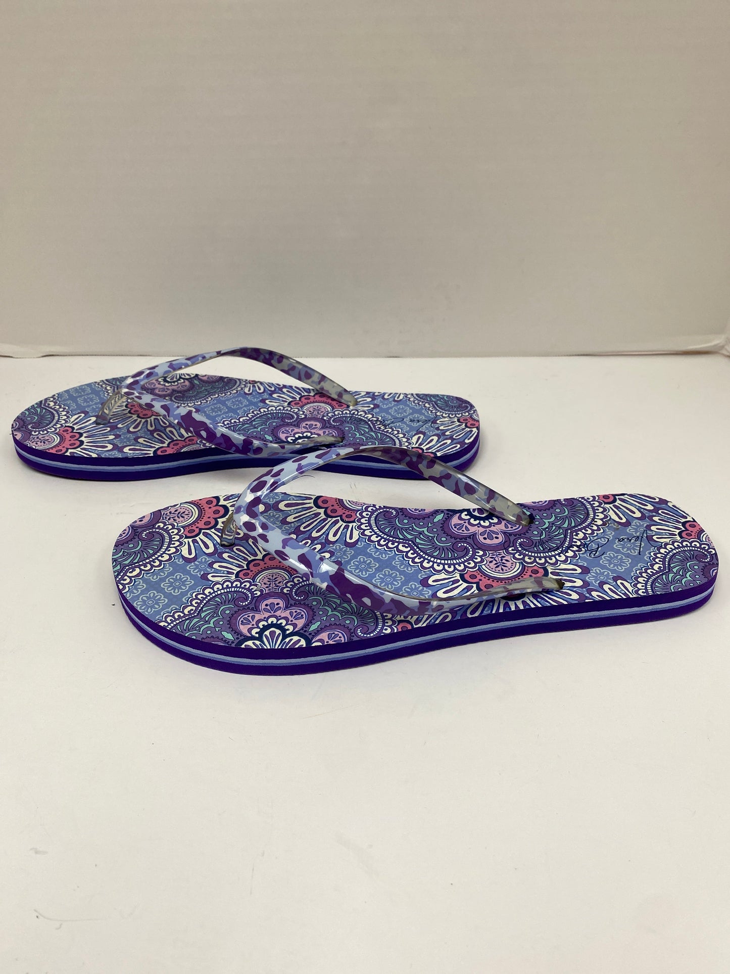 Purple Sandals Flip Flops Clothes Mentor, Size 9 / 10