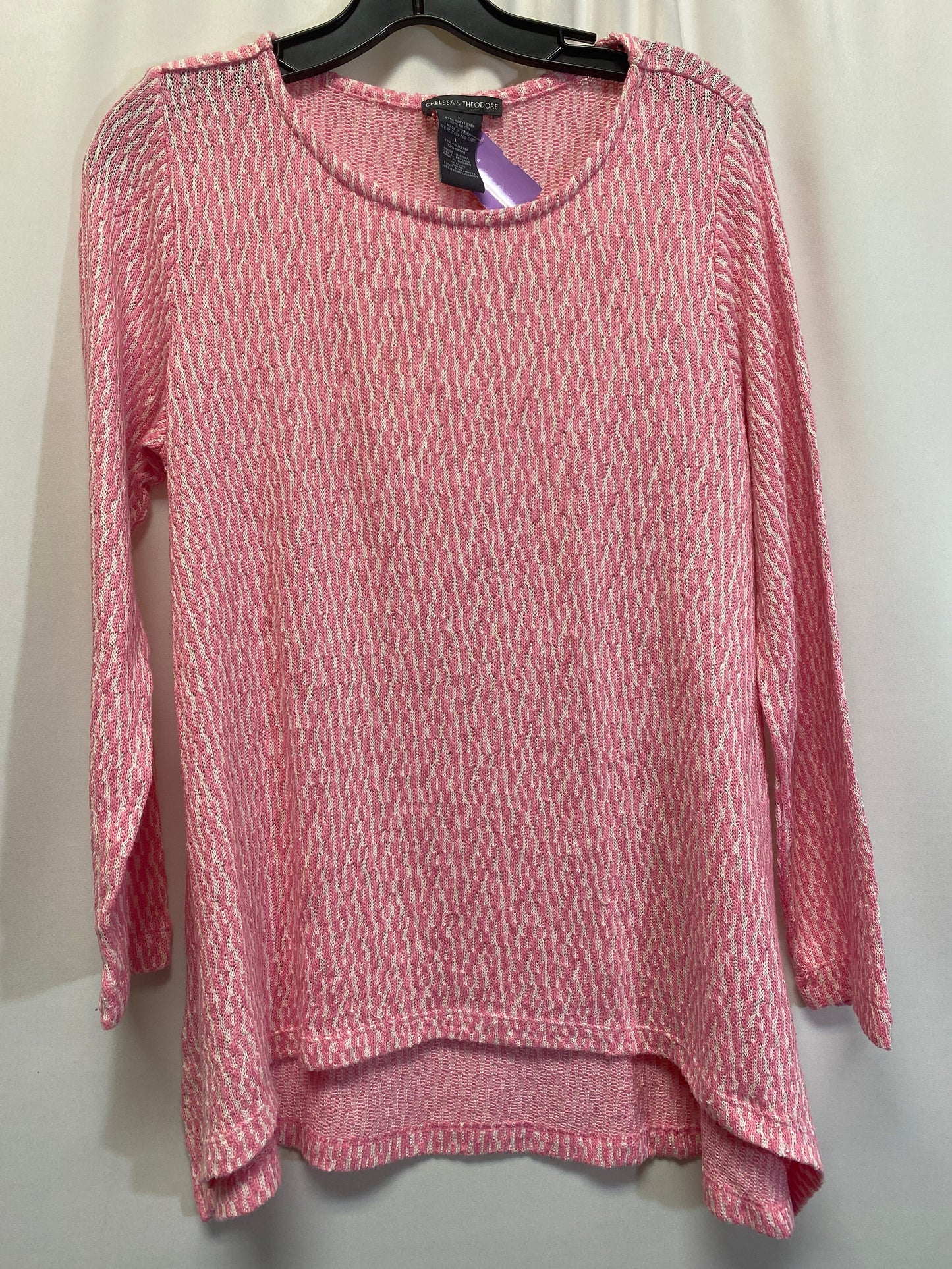 Pink Sweater Chelsea And Theodore, Size L