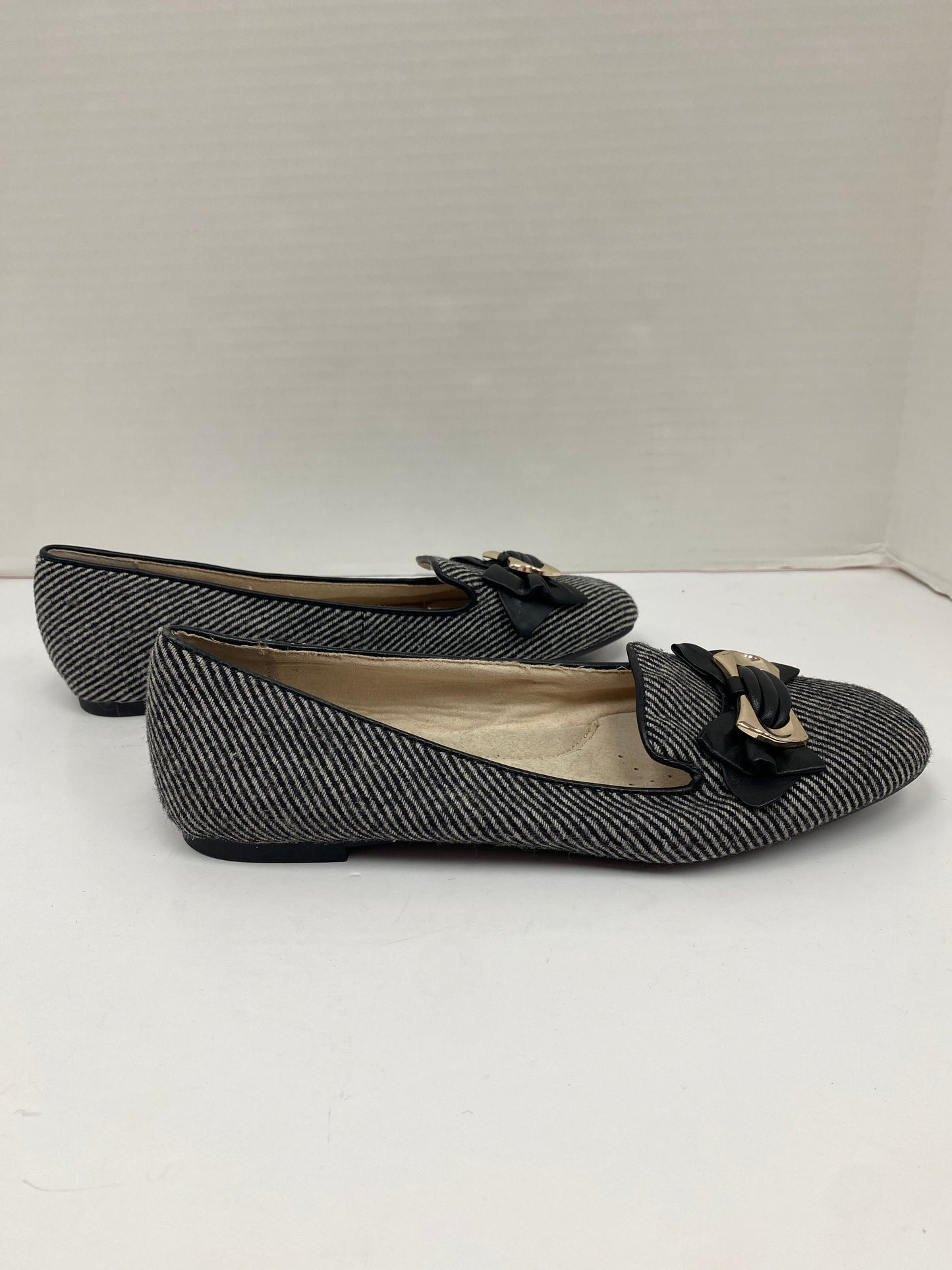 Navy Shoes Flats Alex Marie, Size 8.5