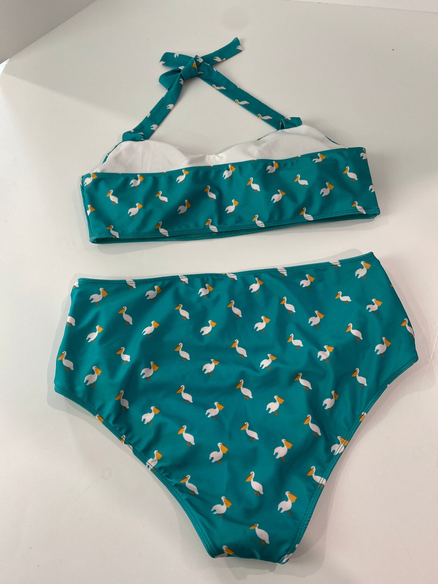 Green Swimsuit 2pc Clothes Mentor, Size Xl