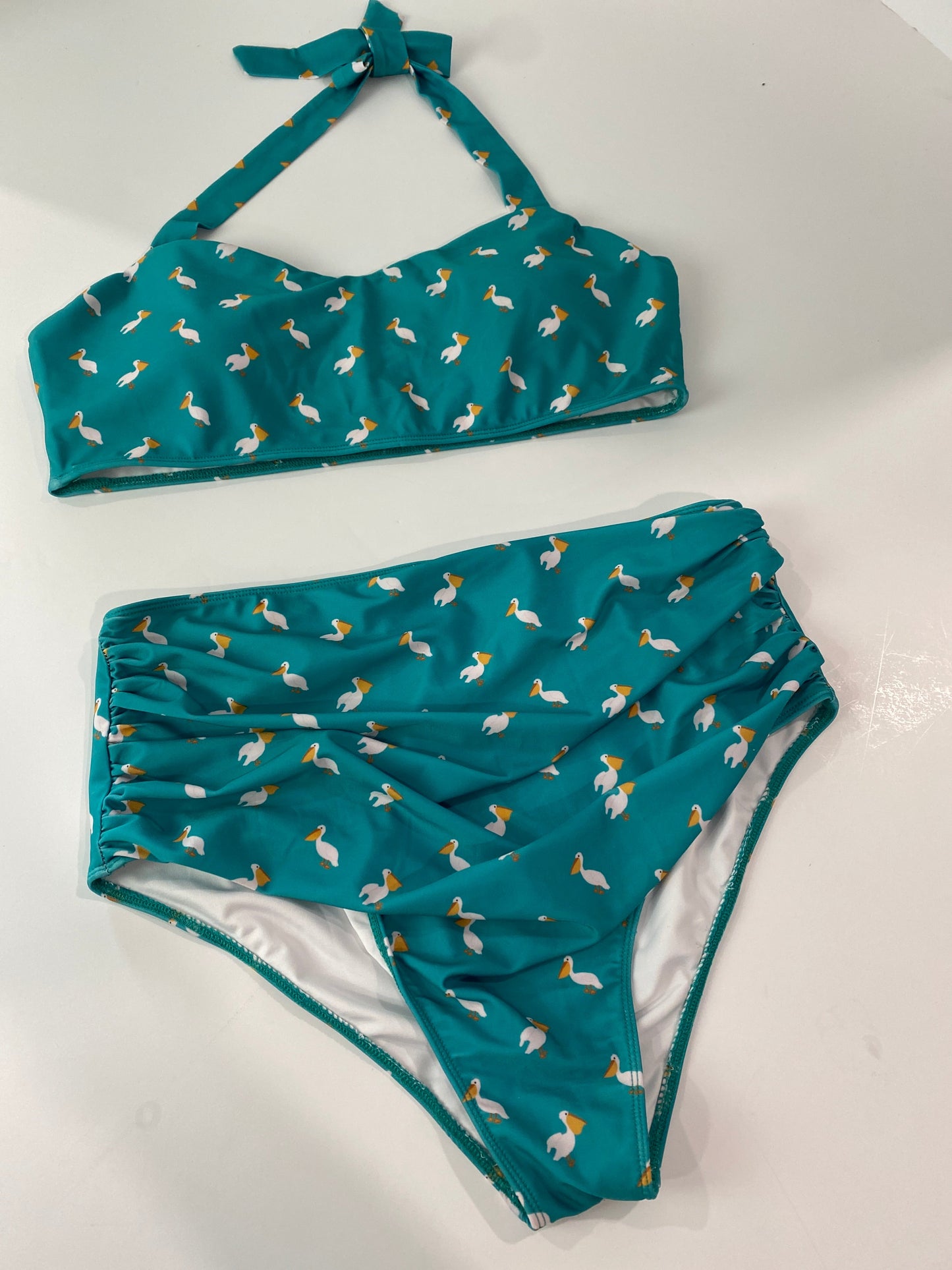 Green Swimsuit 2pc Clothes Mentor, Size Xl