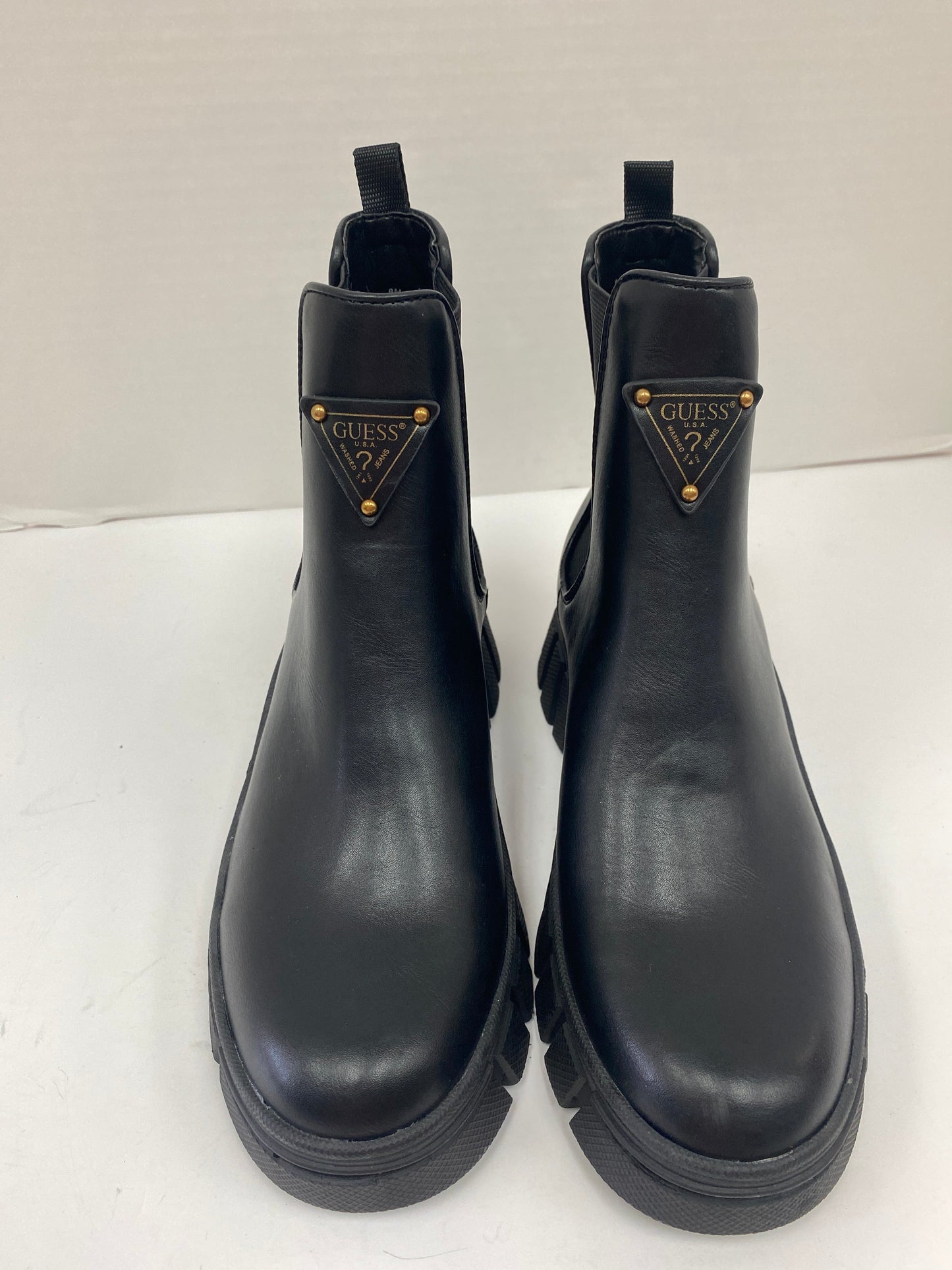 Black Boots Combat Guess, Size 8