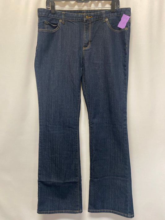 Blue Denim Jeans Straight Michael Kors, Size 12