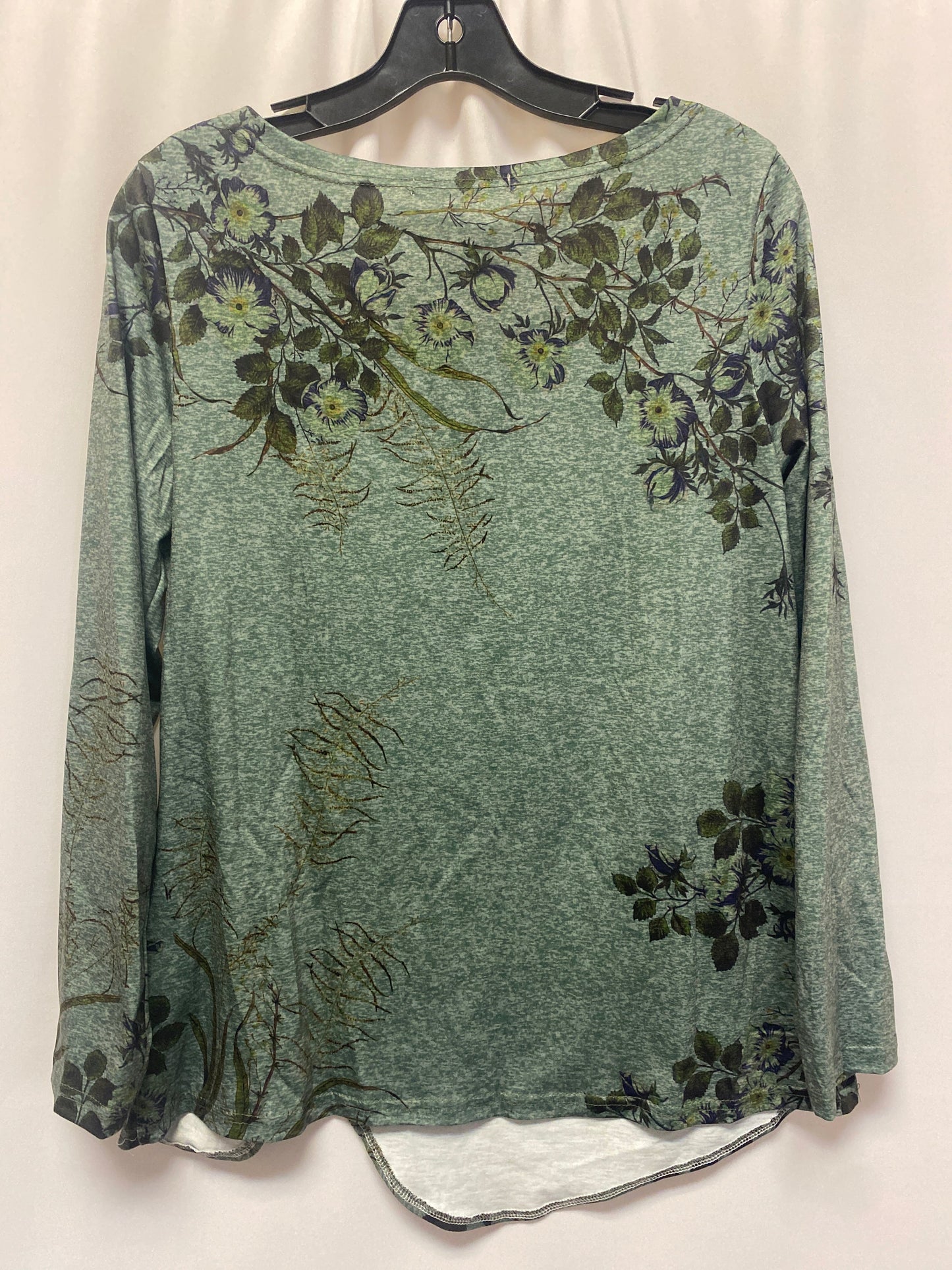 Green Top Long Sleeve Misslook, Size M