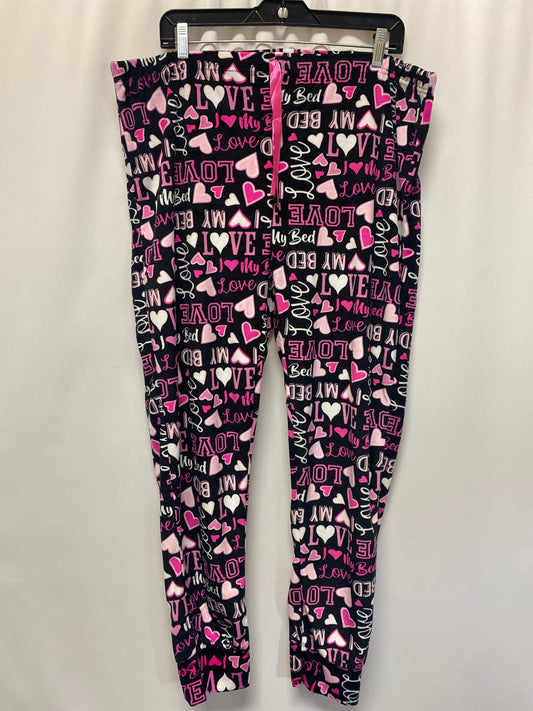 Pink Pajama Pants Bobbie Brooks, Size L