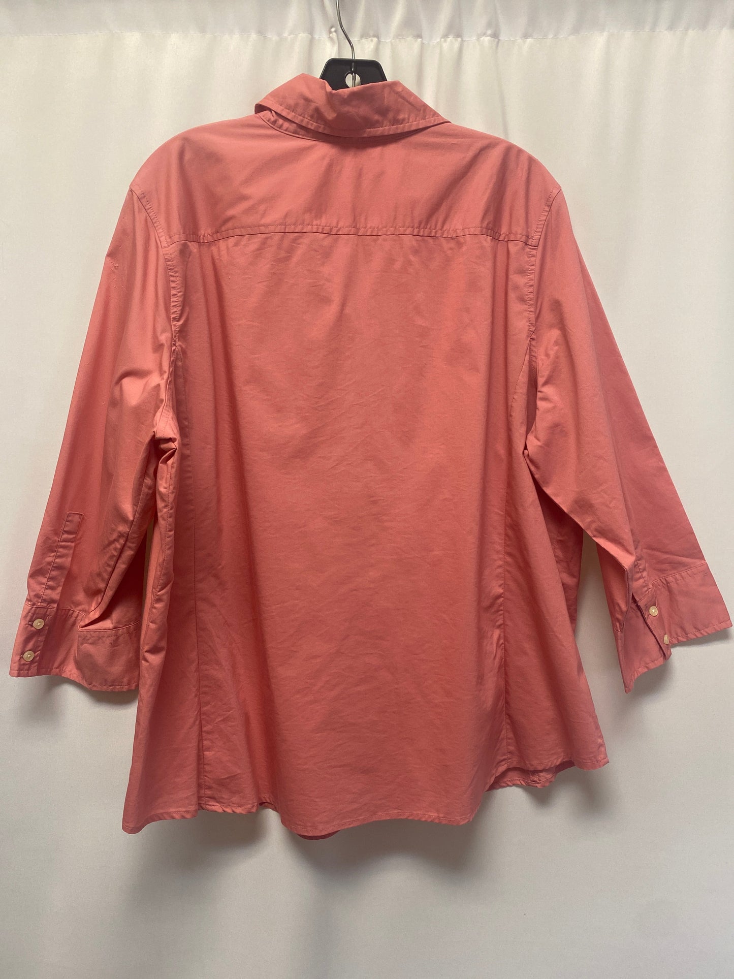 Pink Top Long Sleeve Merona, Size 3x