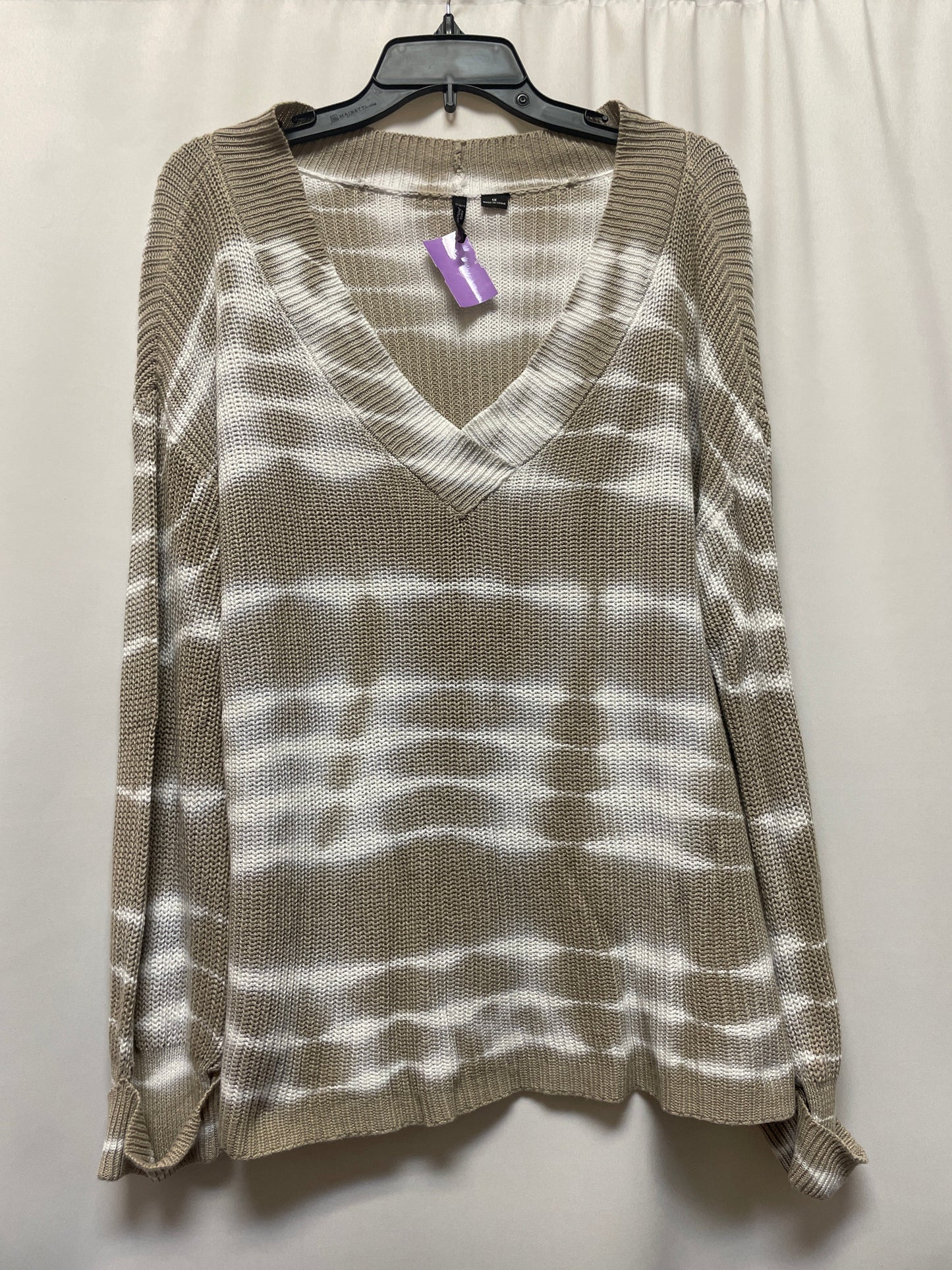 Tan Sweater New Directions, Size 1x