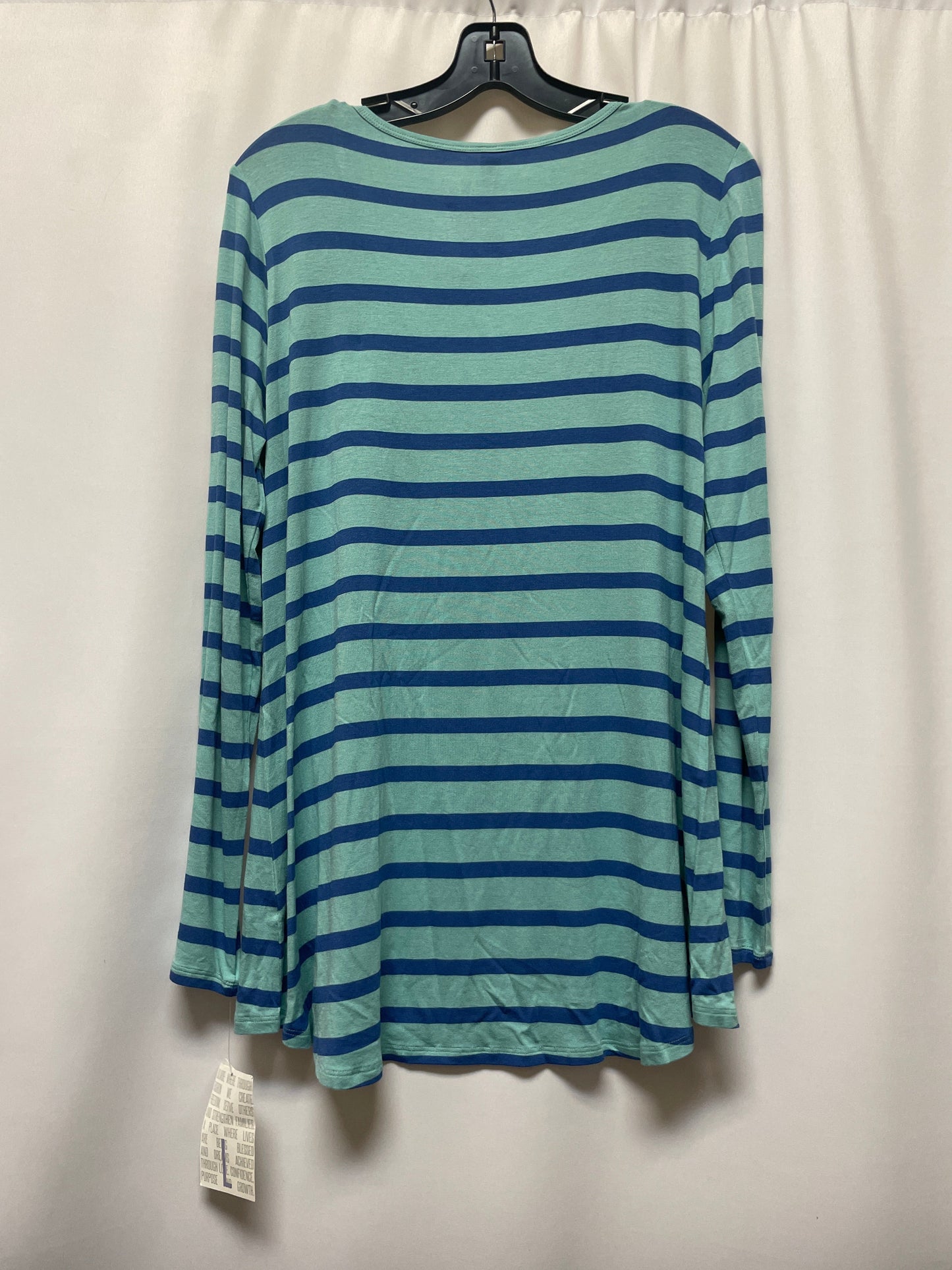 Teal Top Long Sleeve Lularoe, Size L