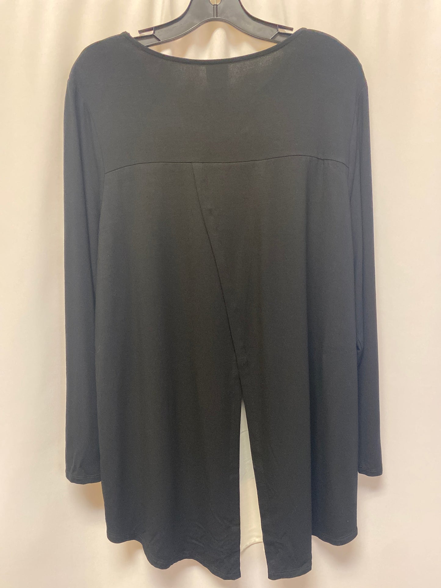 Black Top Long Sleeve Chicos, Size L