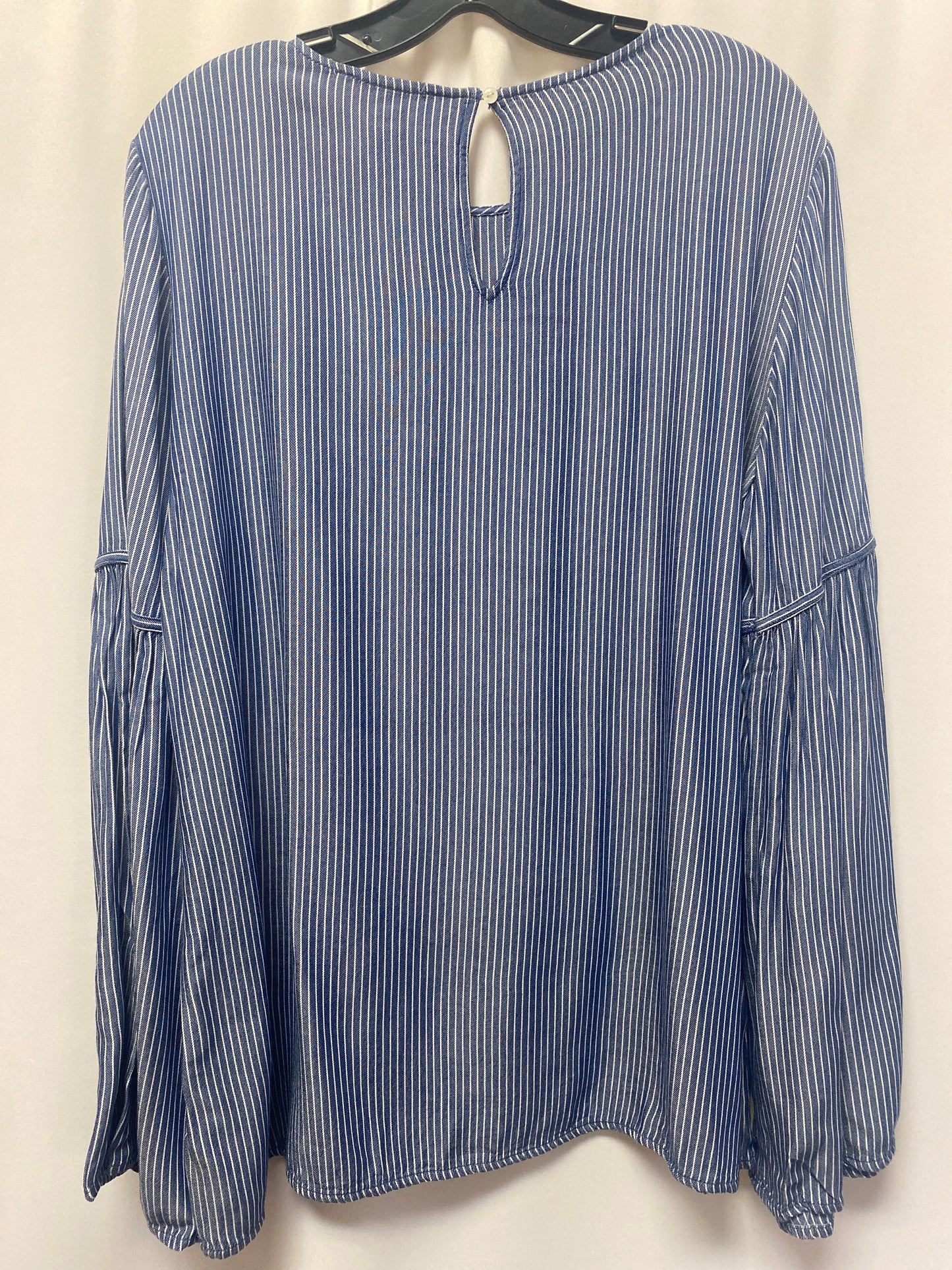 Blue Top Long Sleeve Beachlunchlounge, Size L