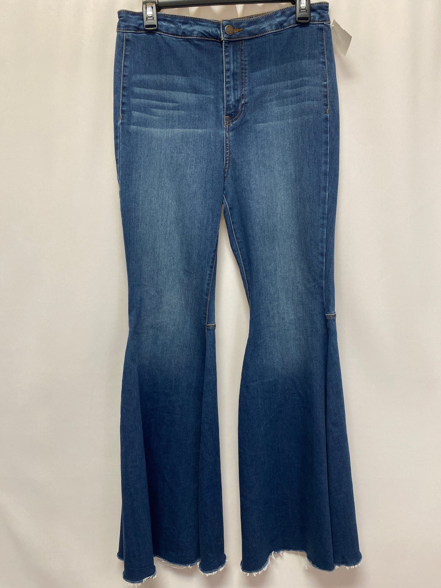 Blue Denim Jeans Flared Free People, Size 8