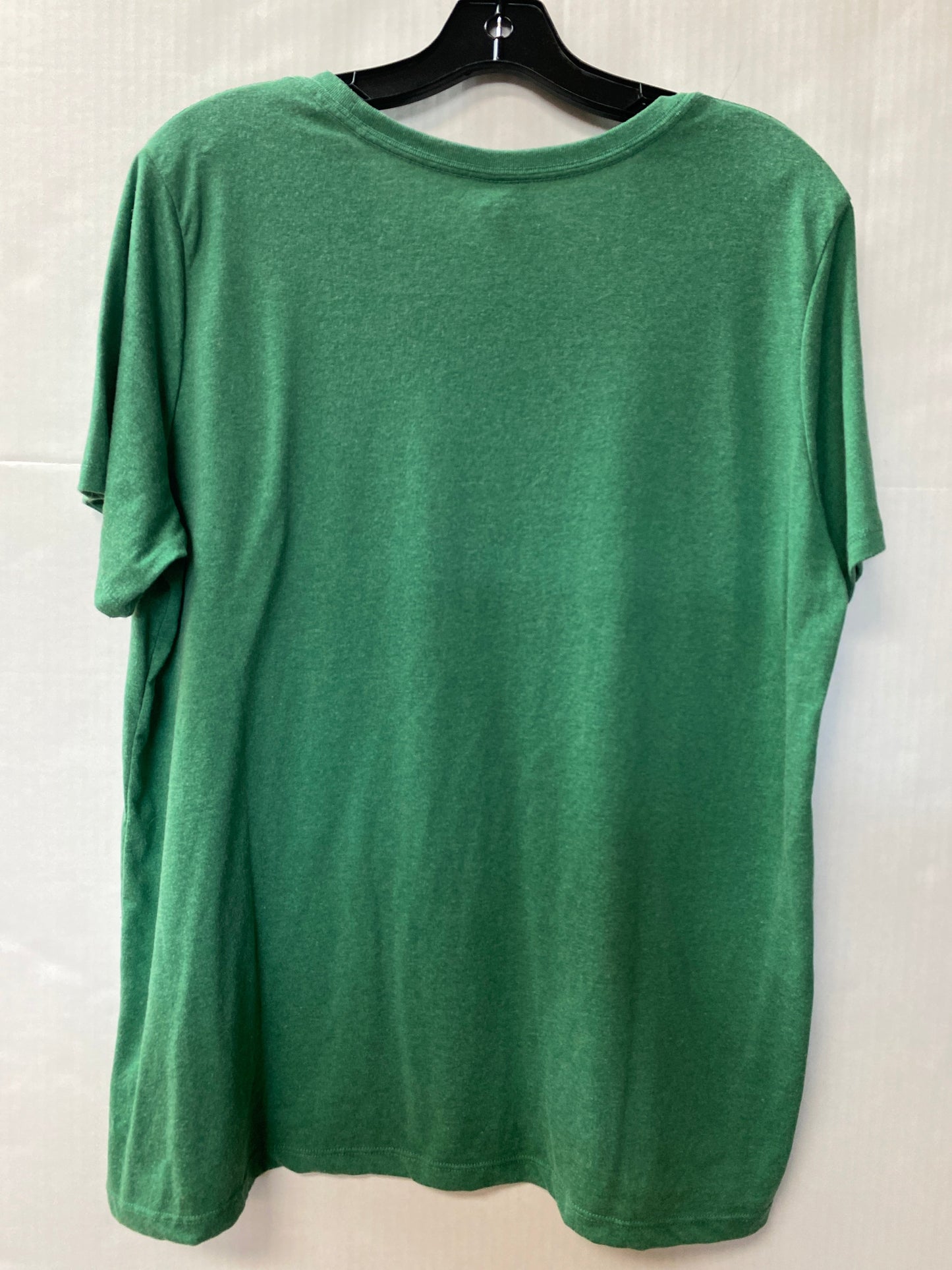 Top Short Sleeve By Clothes Mentor In Green, Size: Xxl