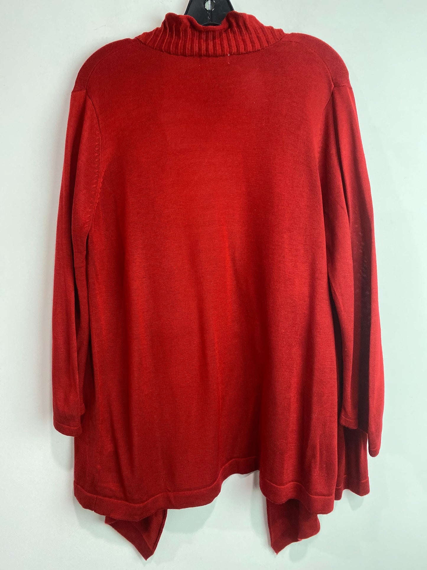 Cardigan By Kim Rogers In Red, Size: Xl