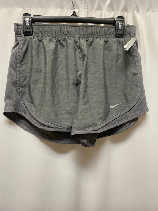 Athletic Shorts By Nike In Grey, Size: M