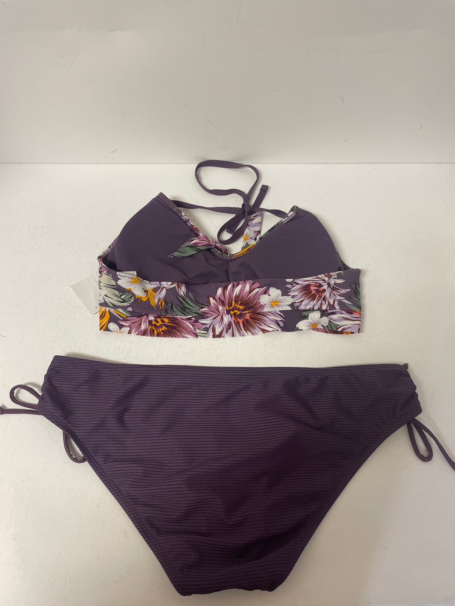 Swimsuit 2pc By Kona Sol In Purple, Size: L