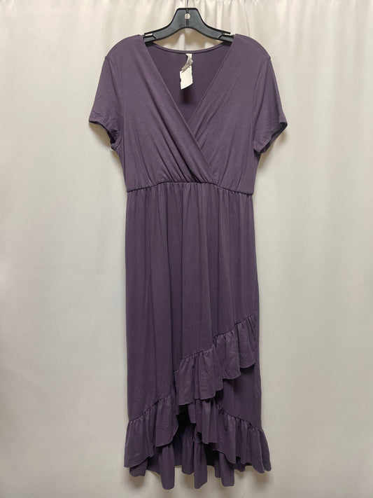 Dress Casual Maxi By Clothes Mentor In Purple, Size: Xl