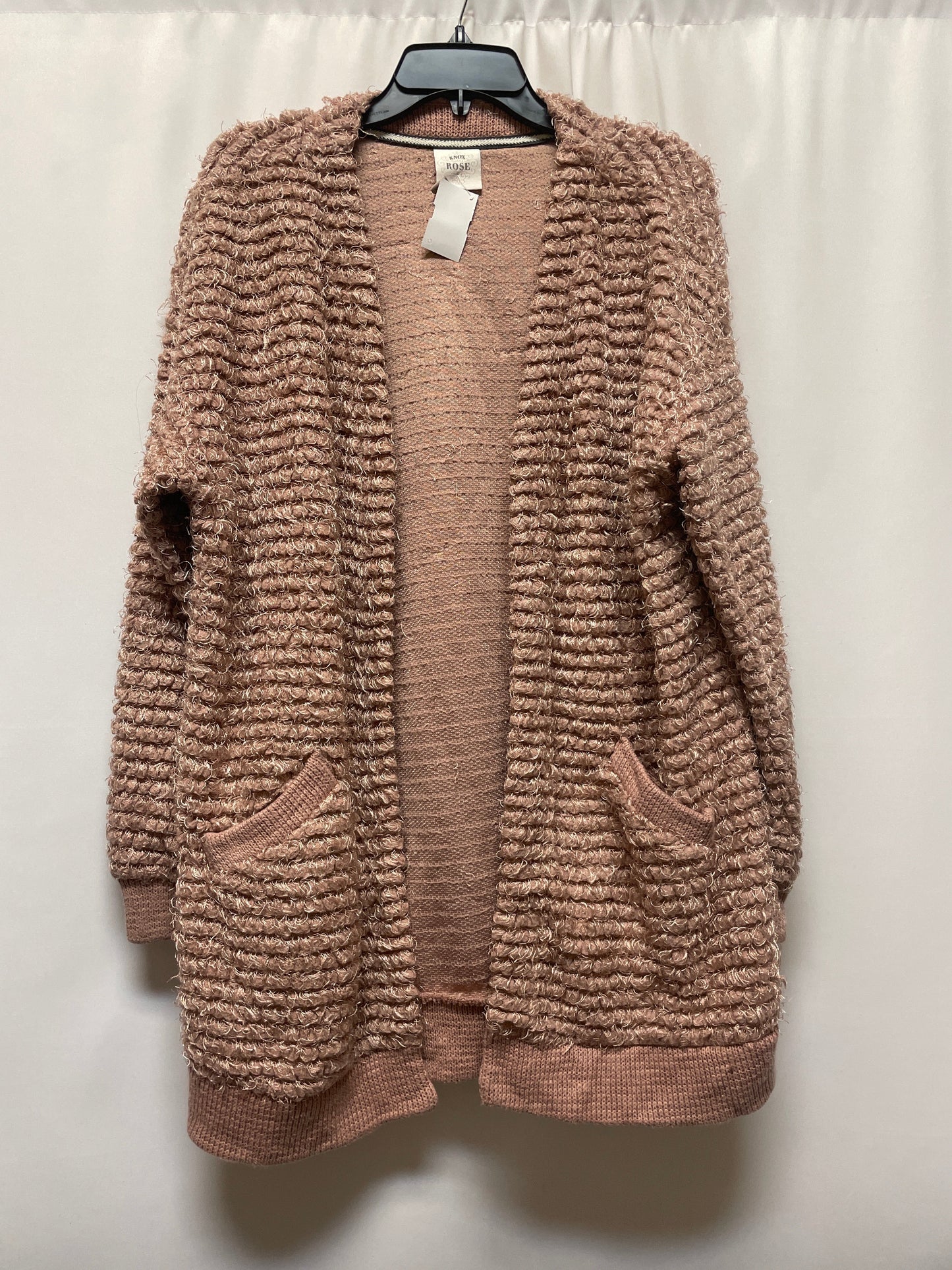 Cardigan By Knox Rose In Mauve, Size: Xl