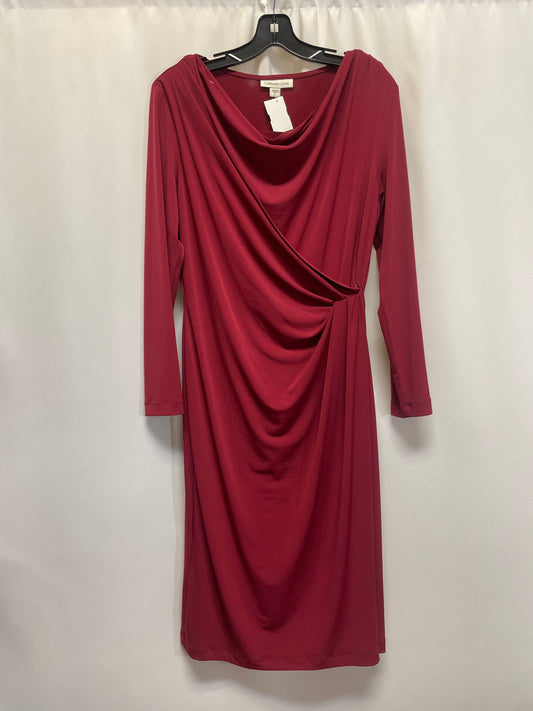 Dress Casual Midi By Coldwater Creek In Mauve, Size: L