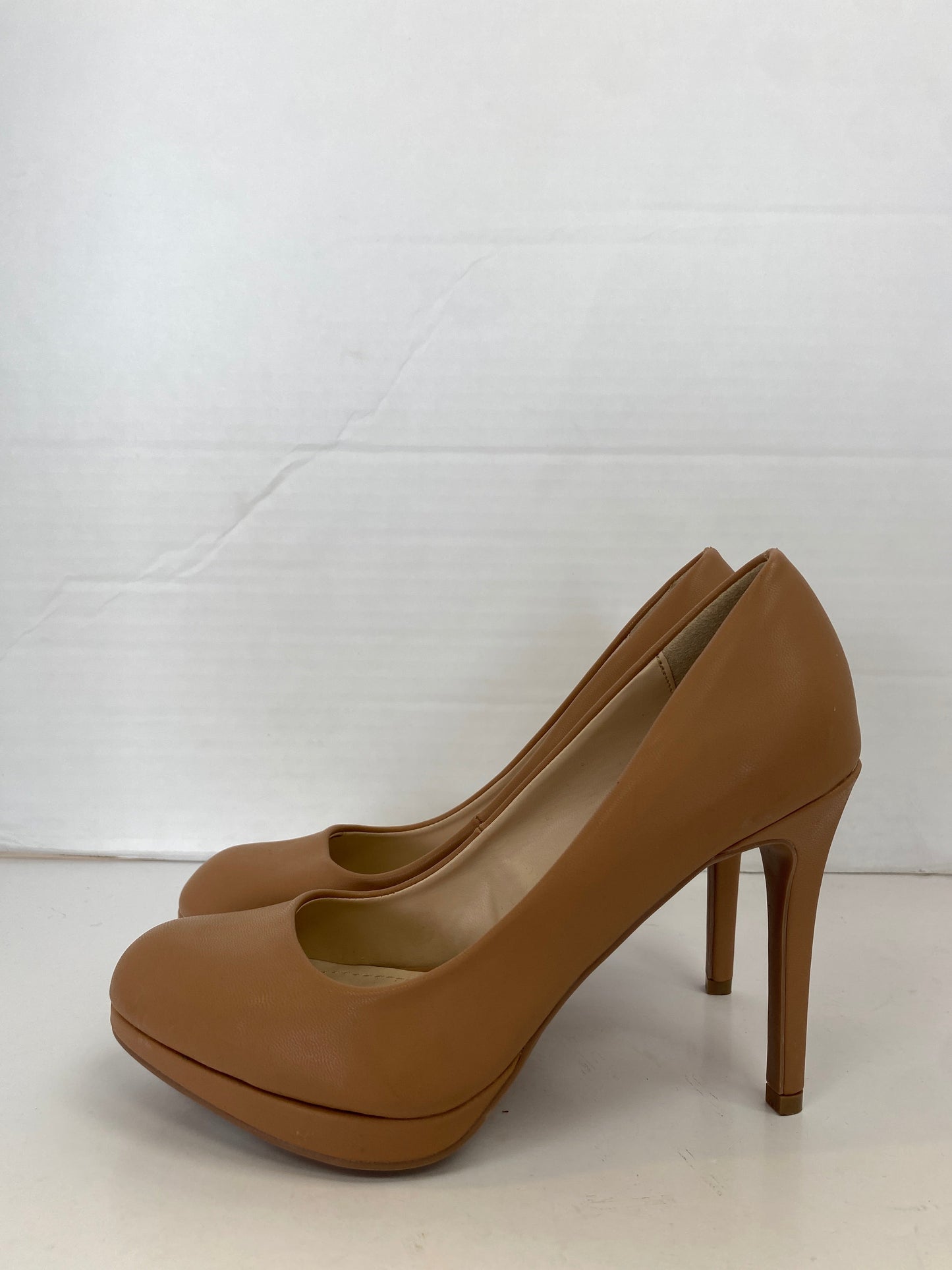 Shoes Heels Stiletto By Anne Michelle In Tan, Size: 7