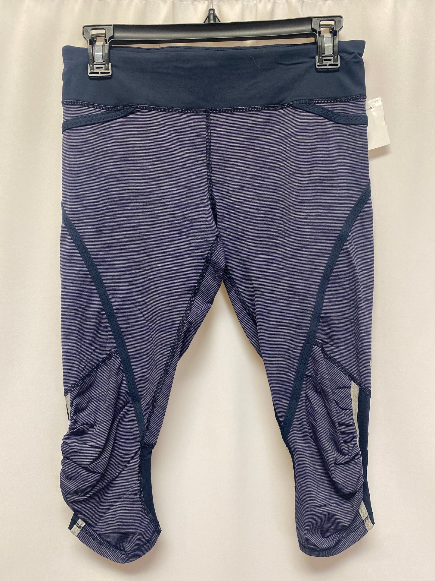 Athletic Capris By Lululemon In Navy, Size: 6