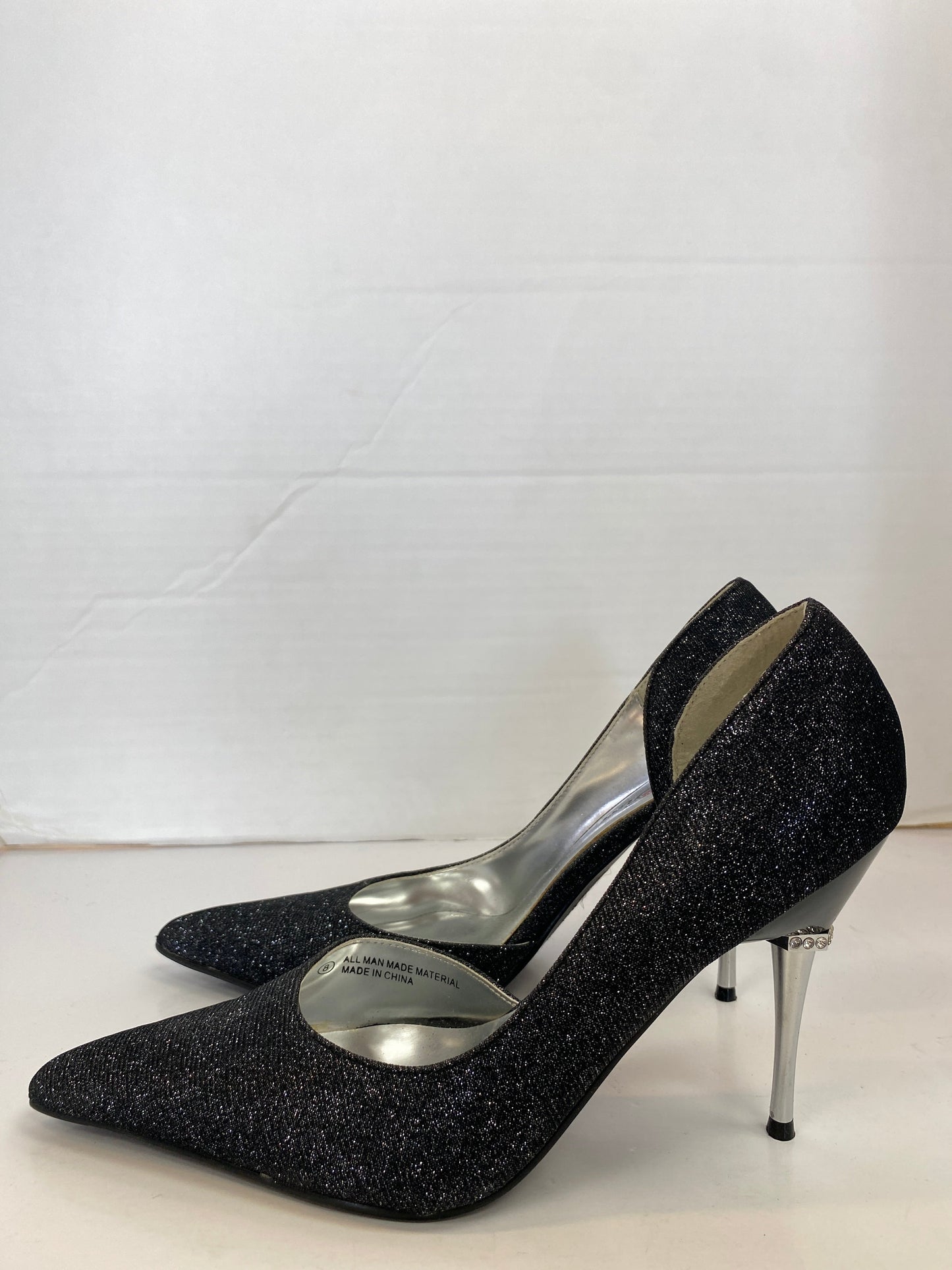 Shoes Heels Stiletto By Wild Rose In Black, Size: 8